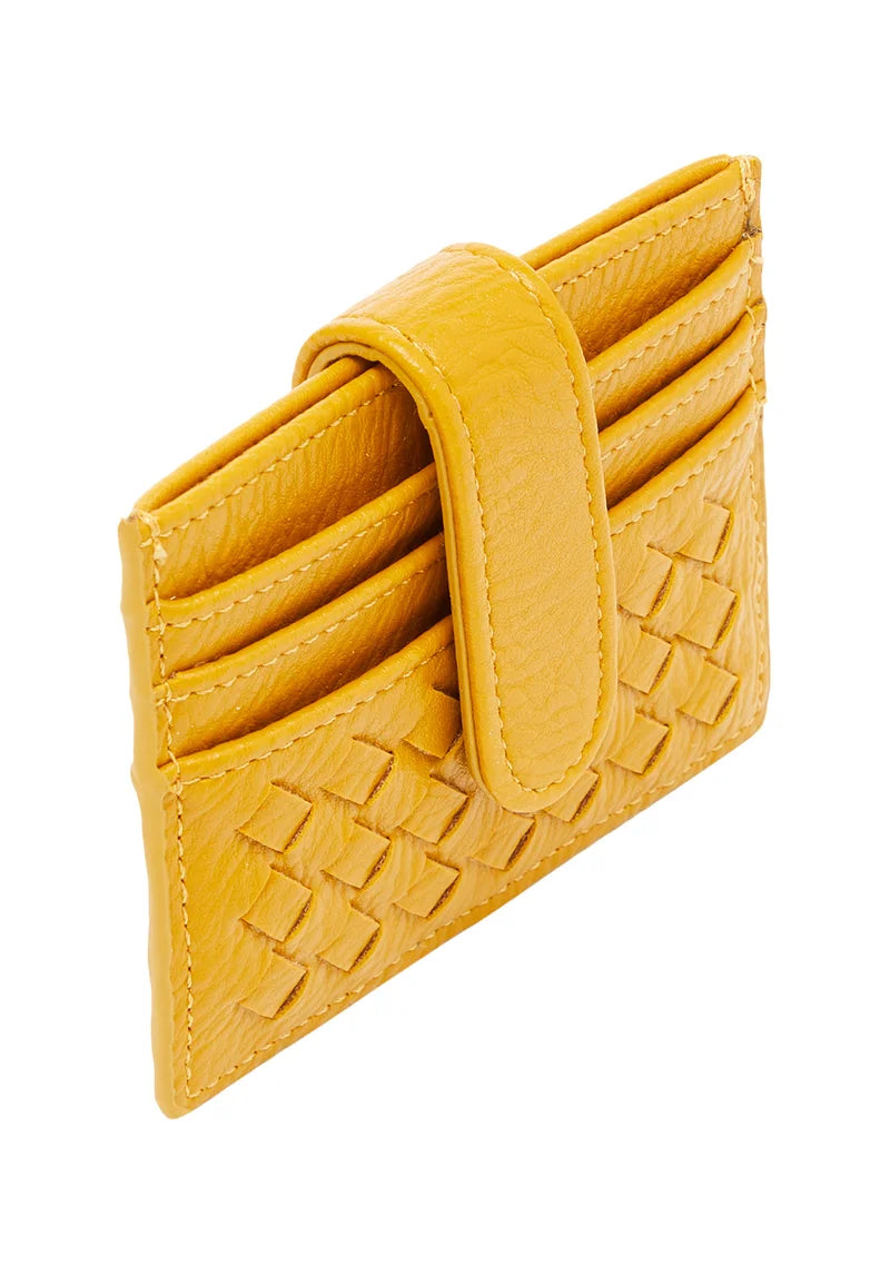 Two-Sided Woven Card Holder