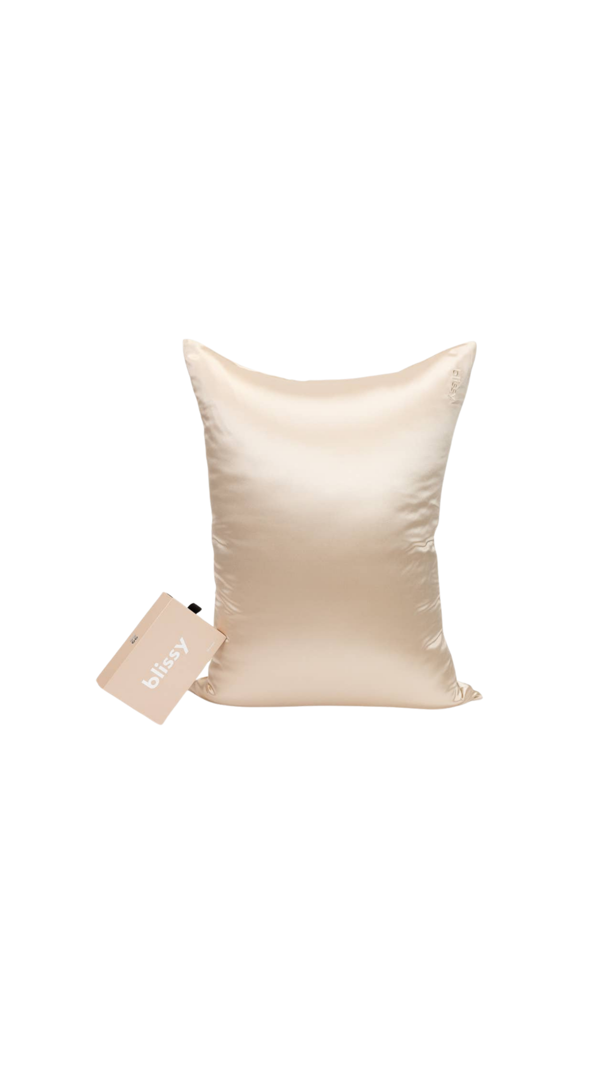 Pillowcase - Champagne - King, full view on white