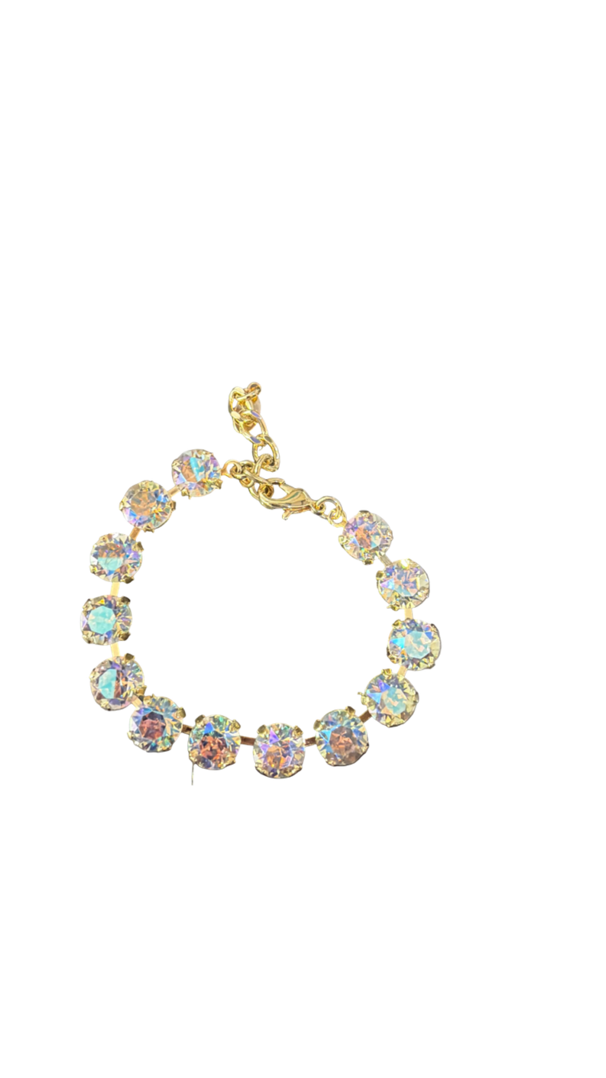 Iridescent Bracelet, full view on white