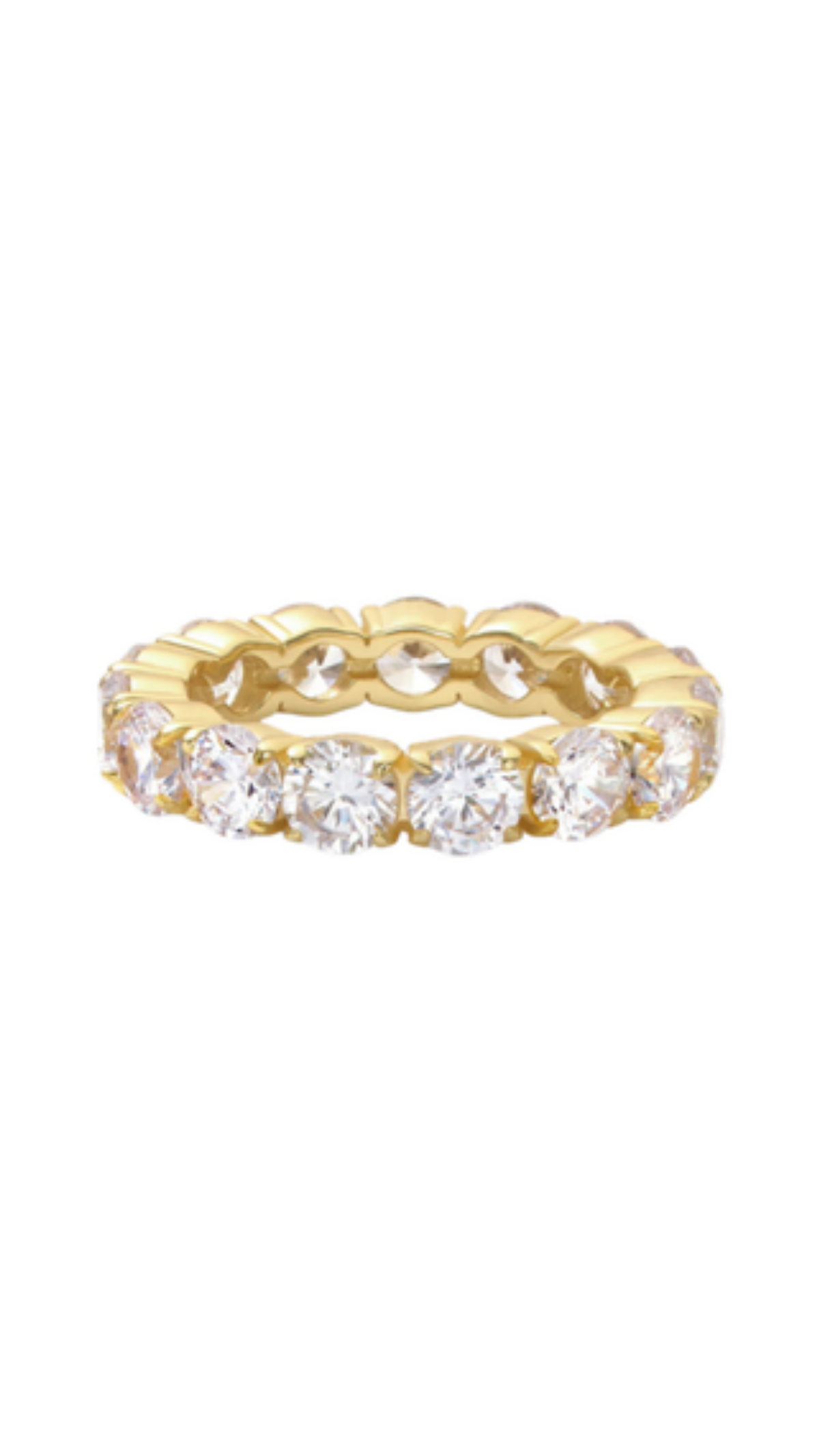 Grand Heiress Ring 4mm, full view on white