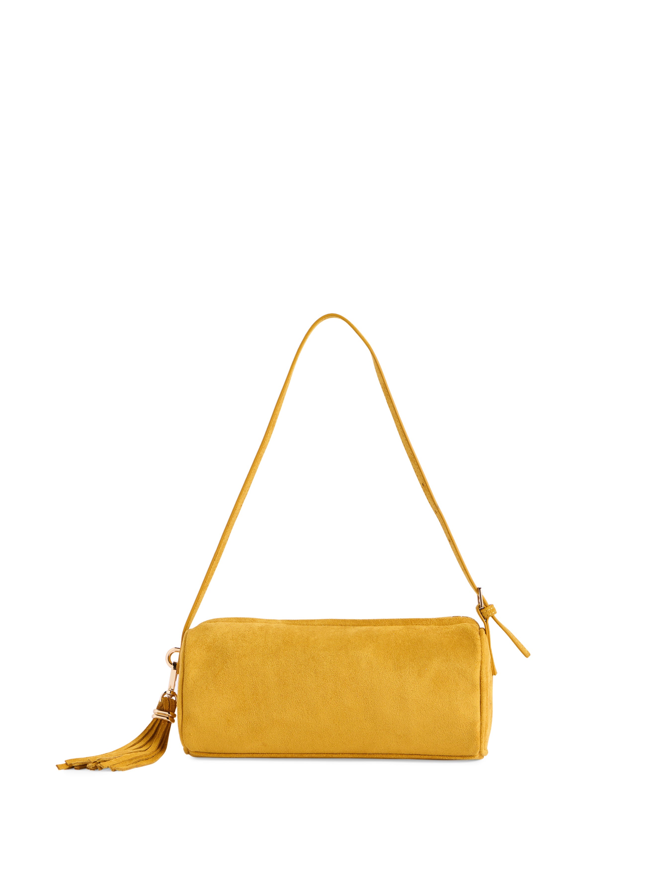 01-07-217MUS Mustard Kylie Barrel Shoulder Bag - Shiraleah