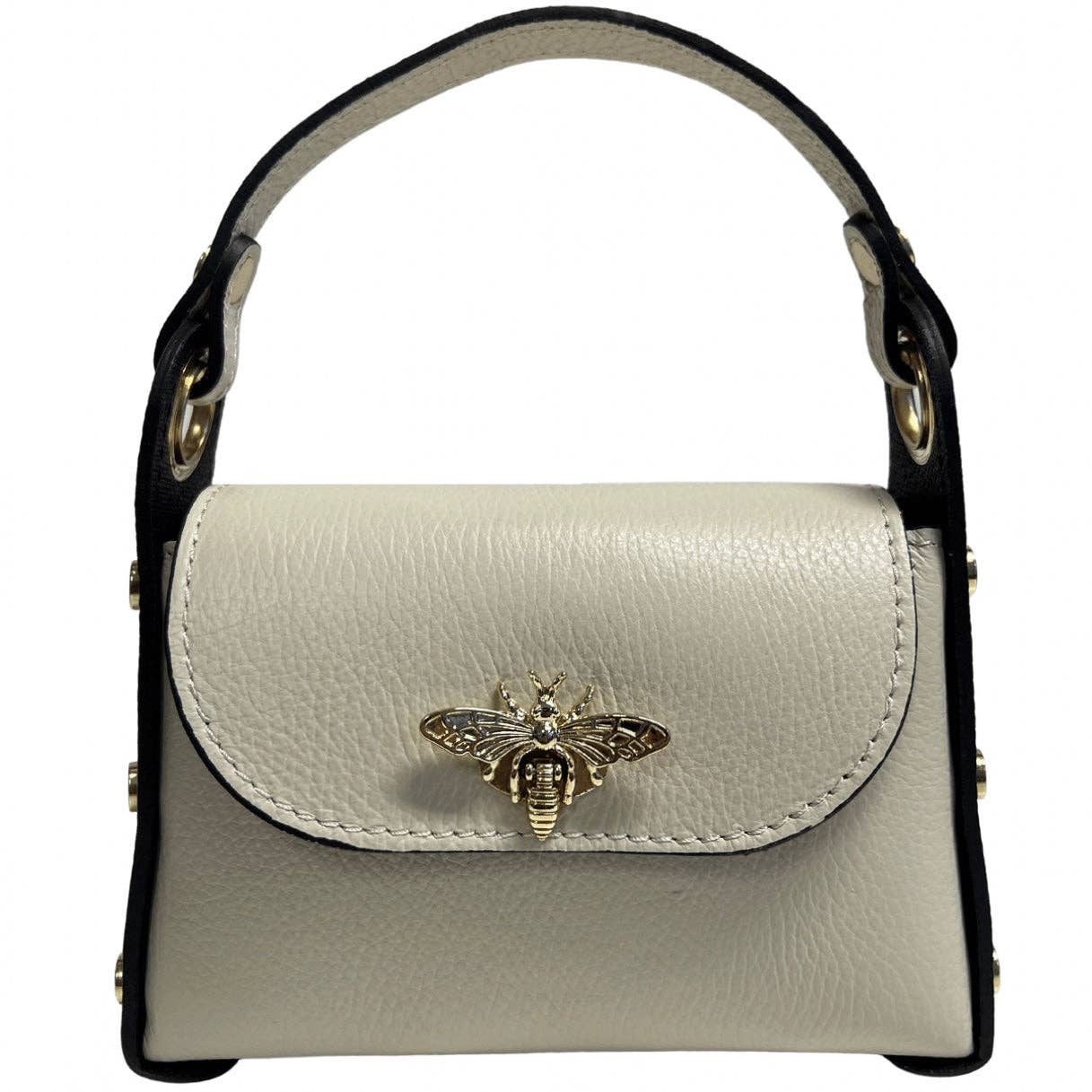 Mini Leather Bag w/Fly Closure - The BLVD