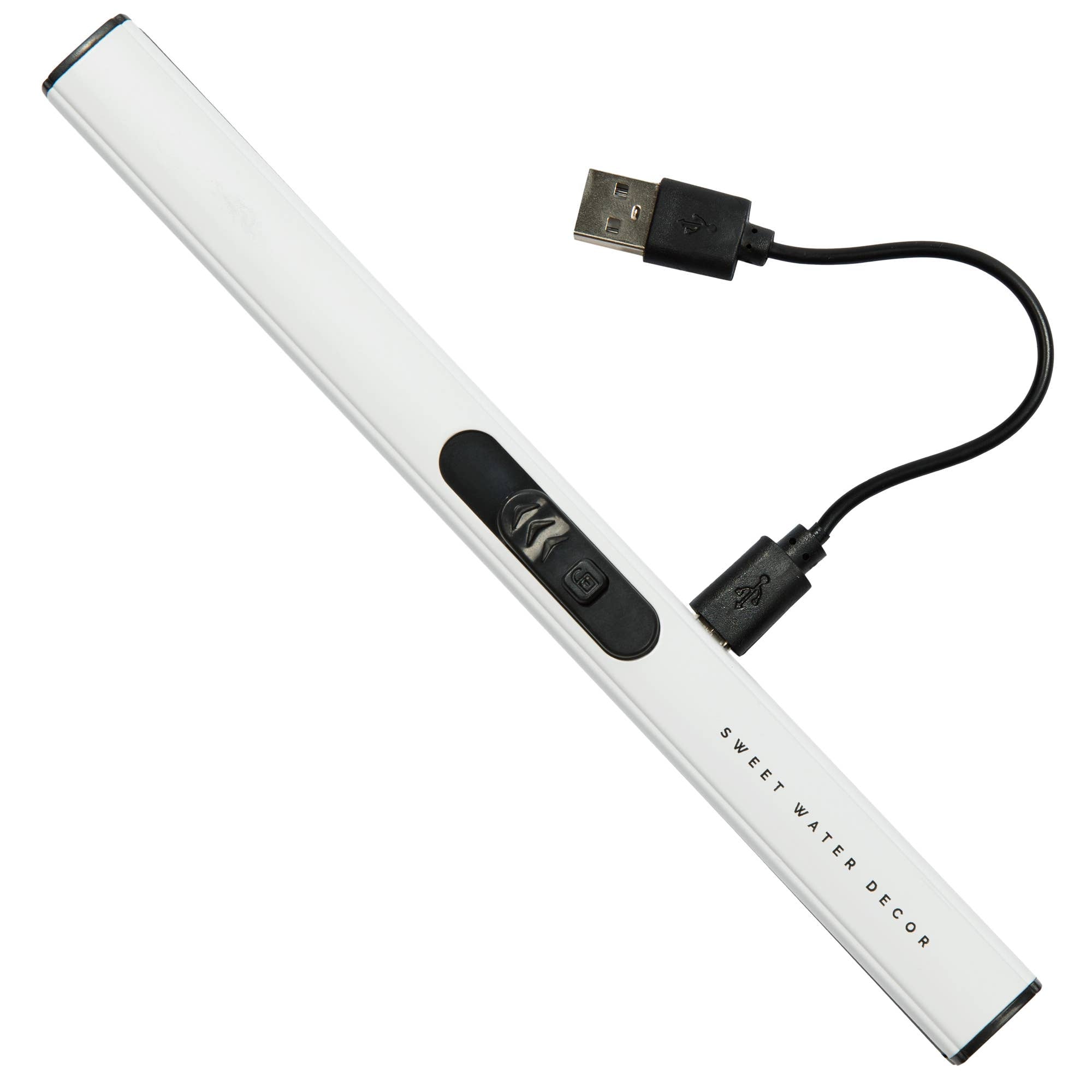 White Rechargeable Electric Lighter - Home Decor & Gifts - The BLVD