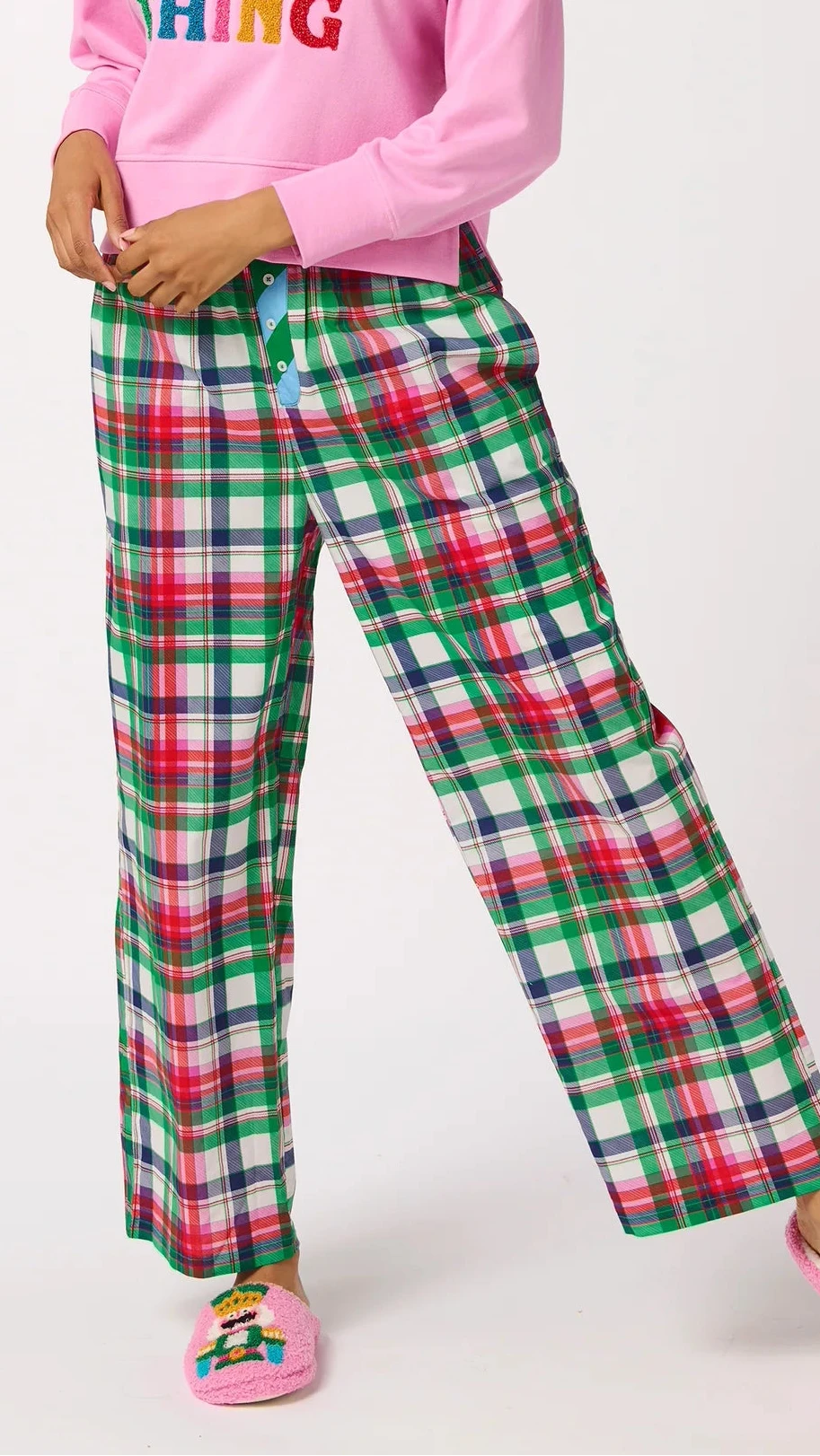 Plaid Boxer Pants - Multi