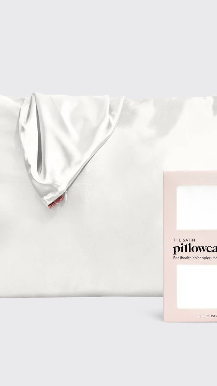 Satin Pillowcase Standard - Ivory 9x16