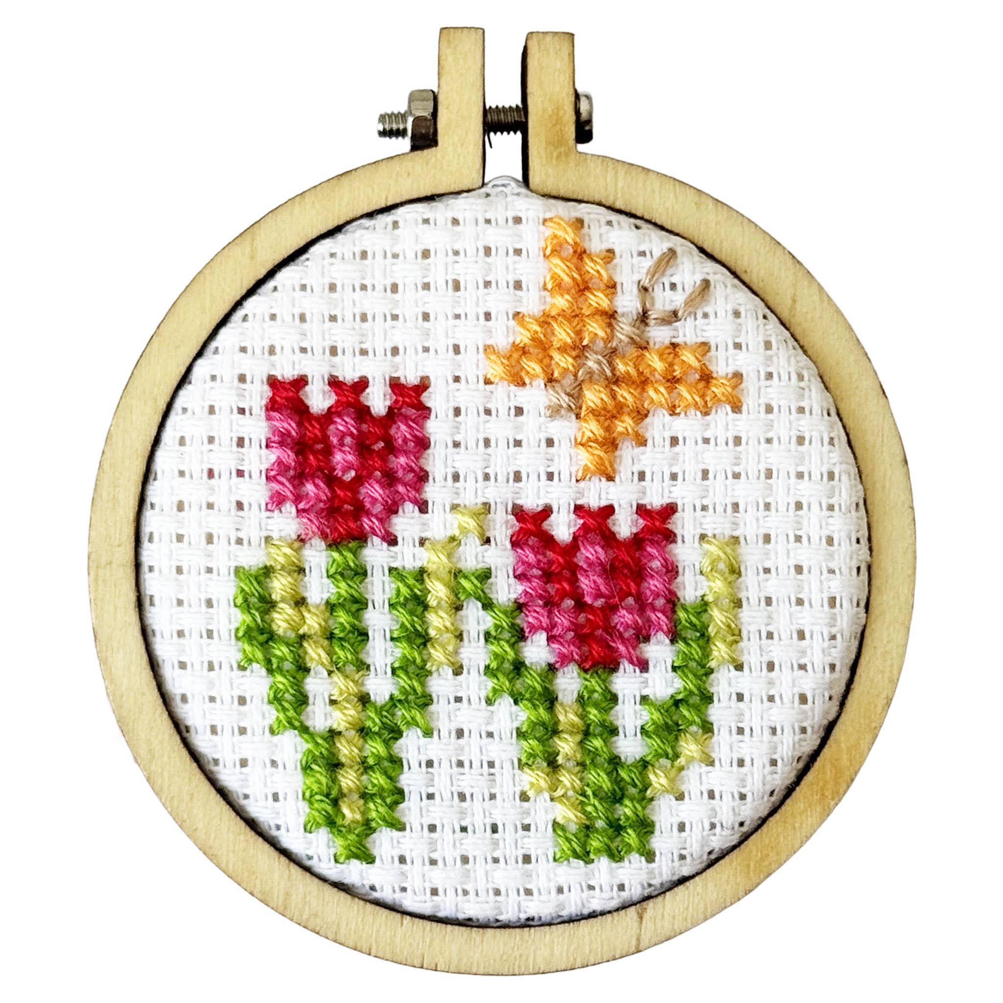 You Grow Girl mini matchbox cross stitch kit product photo - packaging view - BLVD Boutik