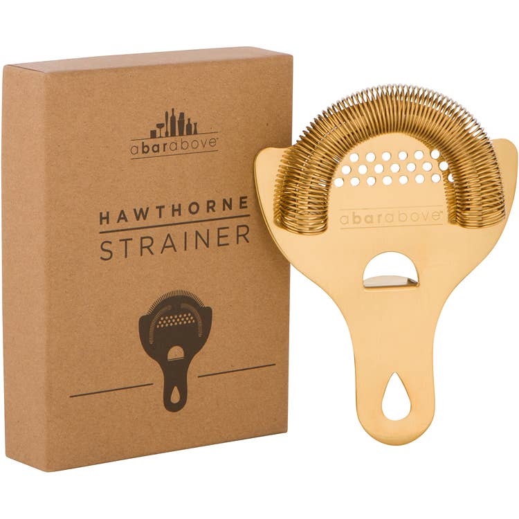 Hawthorne Strainer, Gold Cocktail Strainer - The BLVD