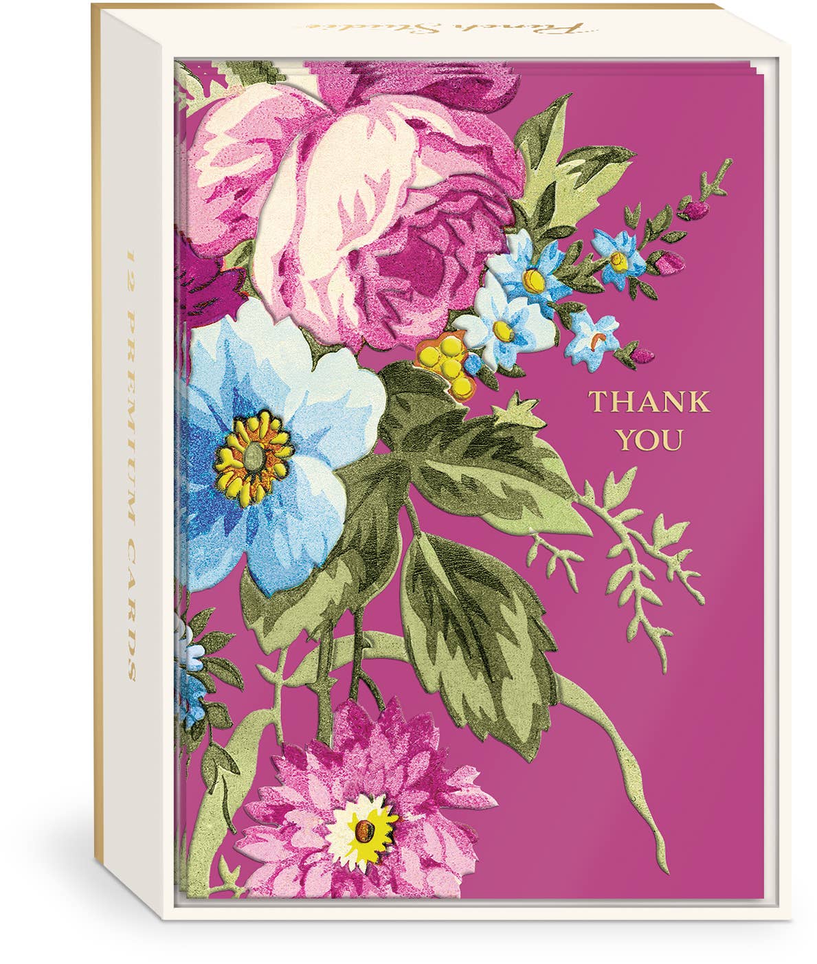Thank You Cards Pink Floral