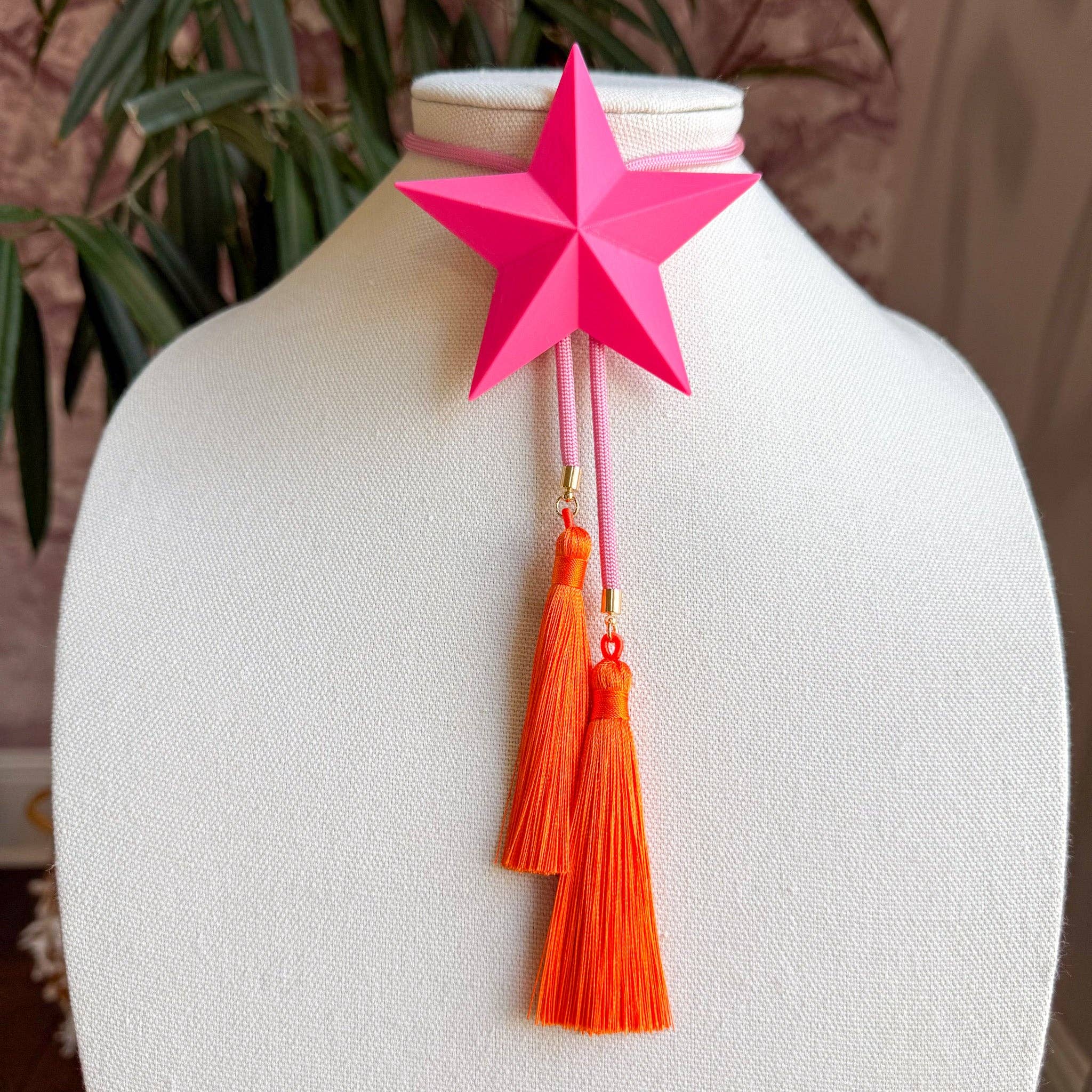 Lone Star Bolo Flamingo Pink with Bubblegum Pink & Orange