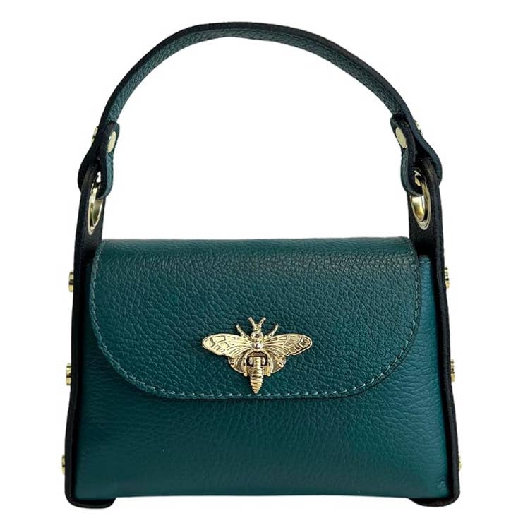 Mini Leather Bag w/Fly Closure - The BLVD