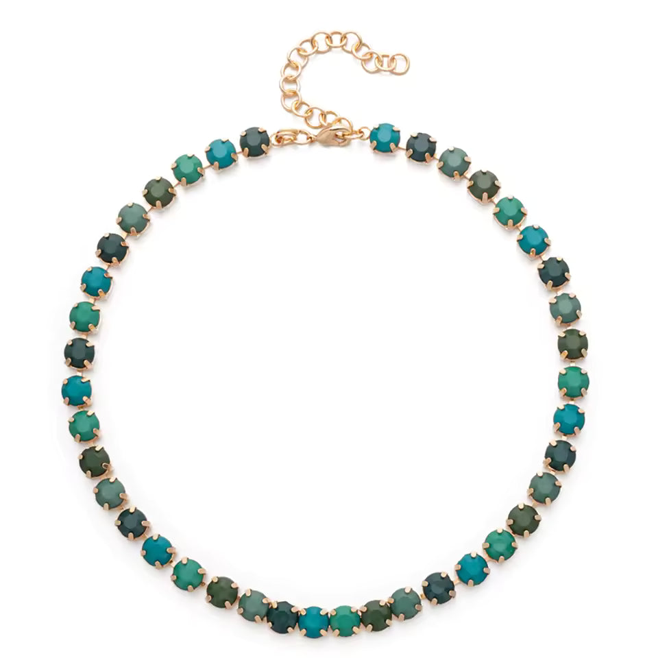 Resin stone necklace
