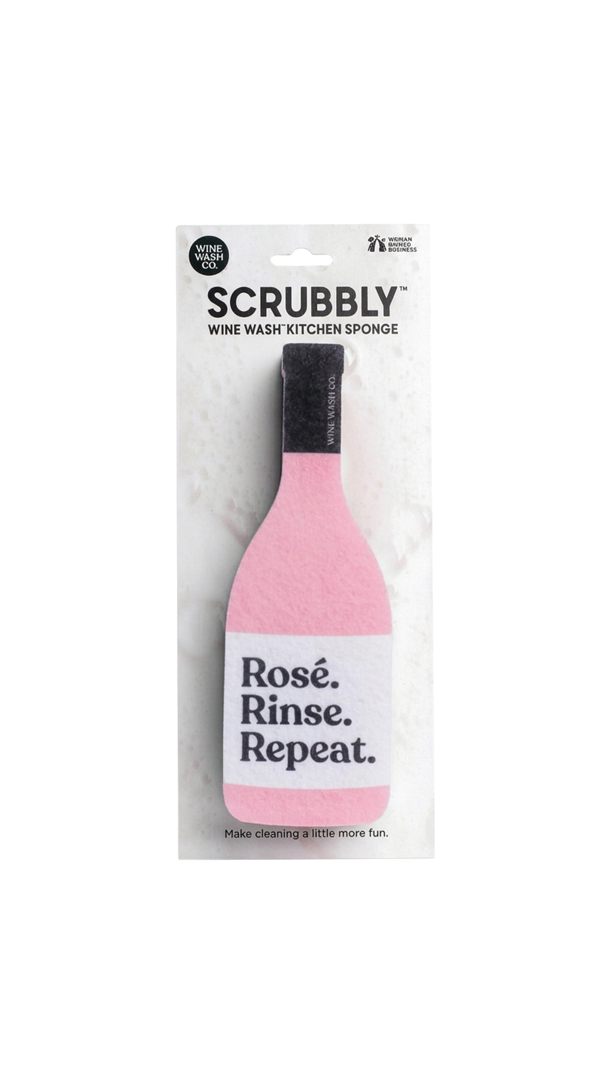 Scrubbly Sponge:Rosé Rinse Repeat - The BLVD