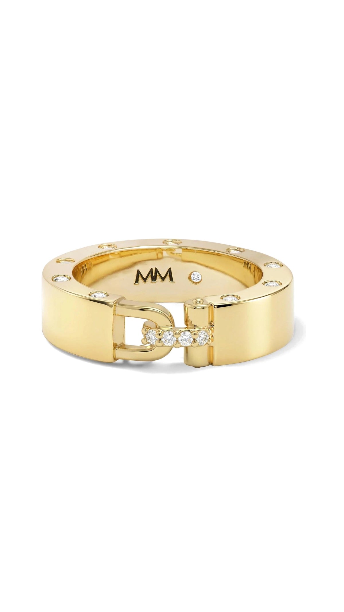 Ashley Smooth Lock Ring - The BLVD