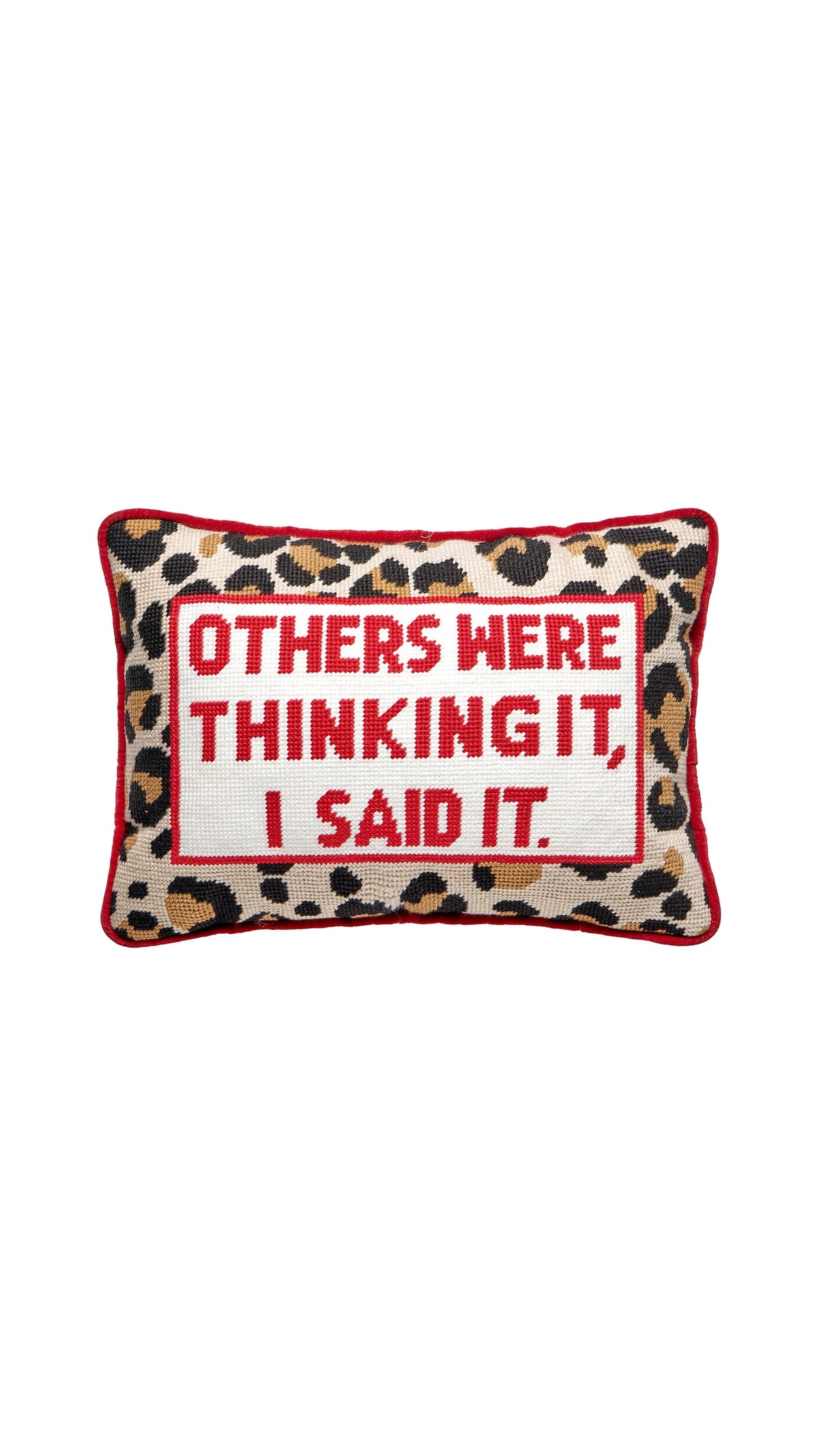 Others Were Thinking It Embroidered Pillow - The BLVD