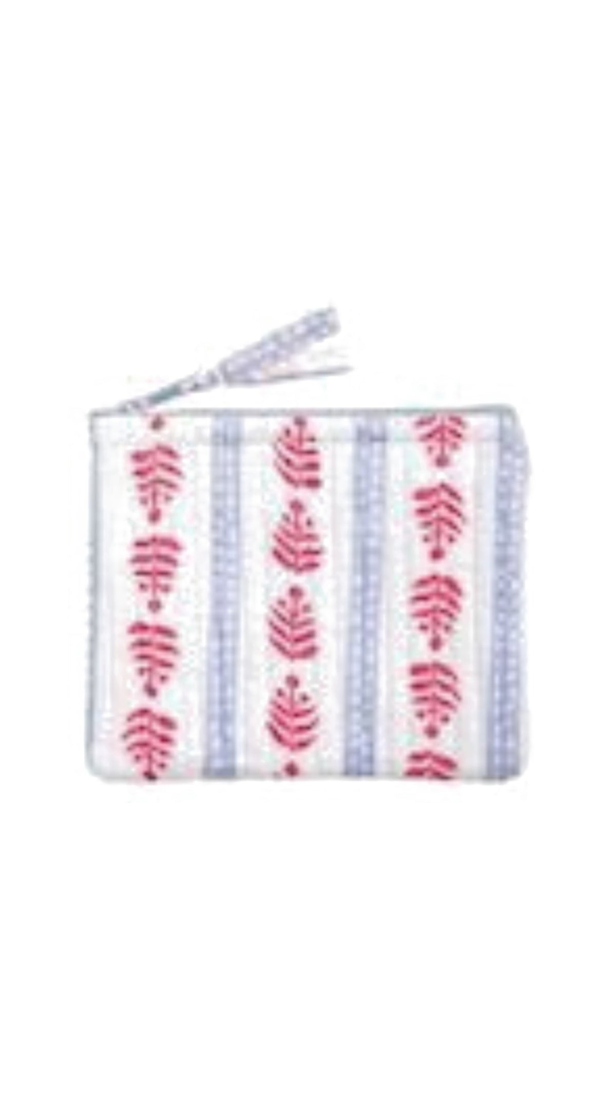 White Americana Small Block Print Case - The BLVD