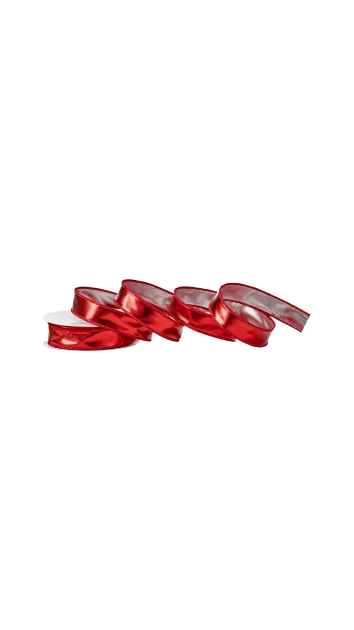 Tissue Lame Ribbon - Red (1" x 10 yd) - The BLVD