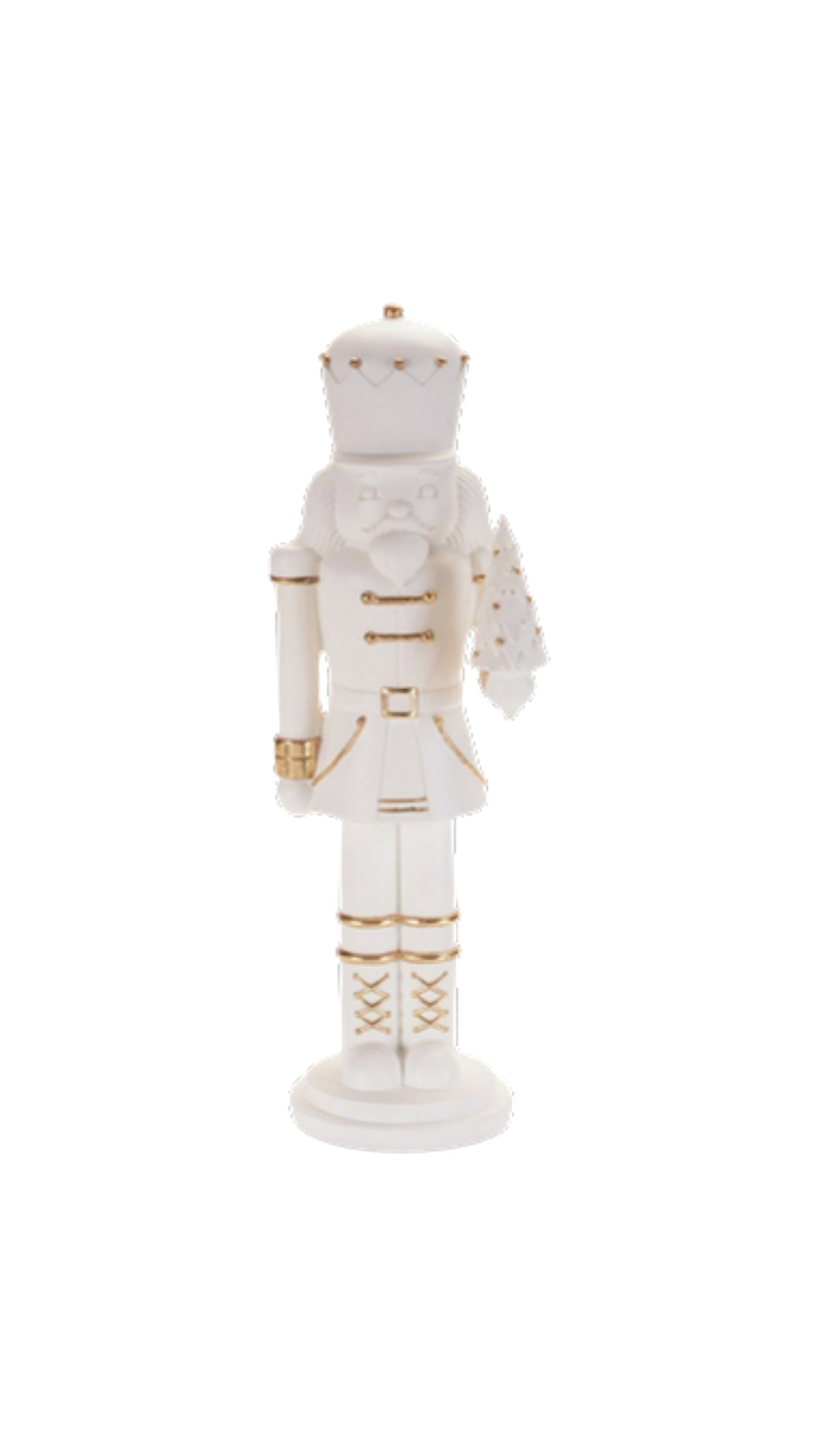 14.5" White Nutcracker - The BLVD