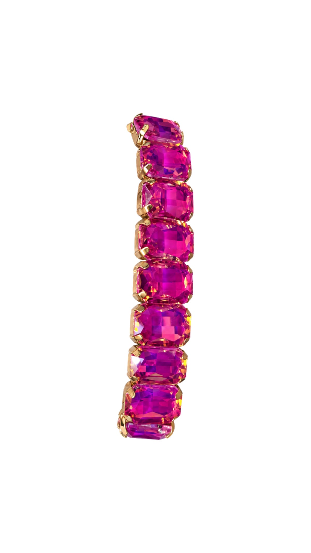 Jeweled Rectangle Stone Stretch Bracelet - The BLVD