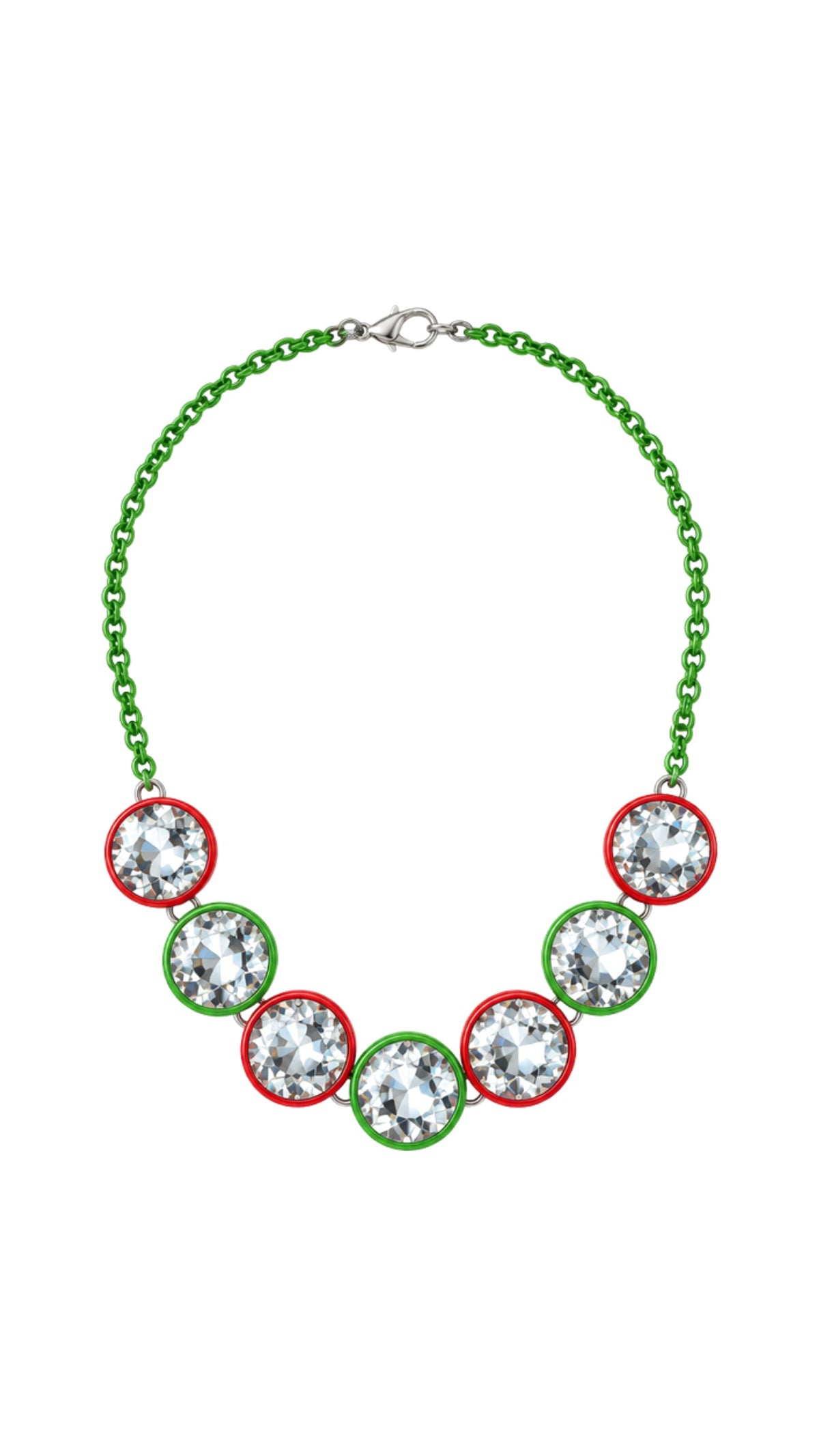 Christmas Rhinestone Statement Necklace - The BLVD
