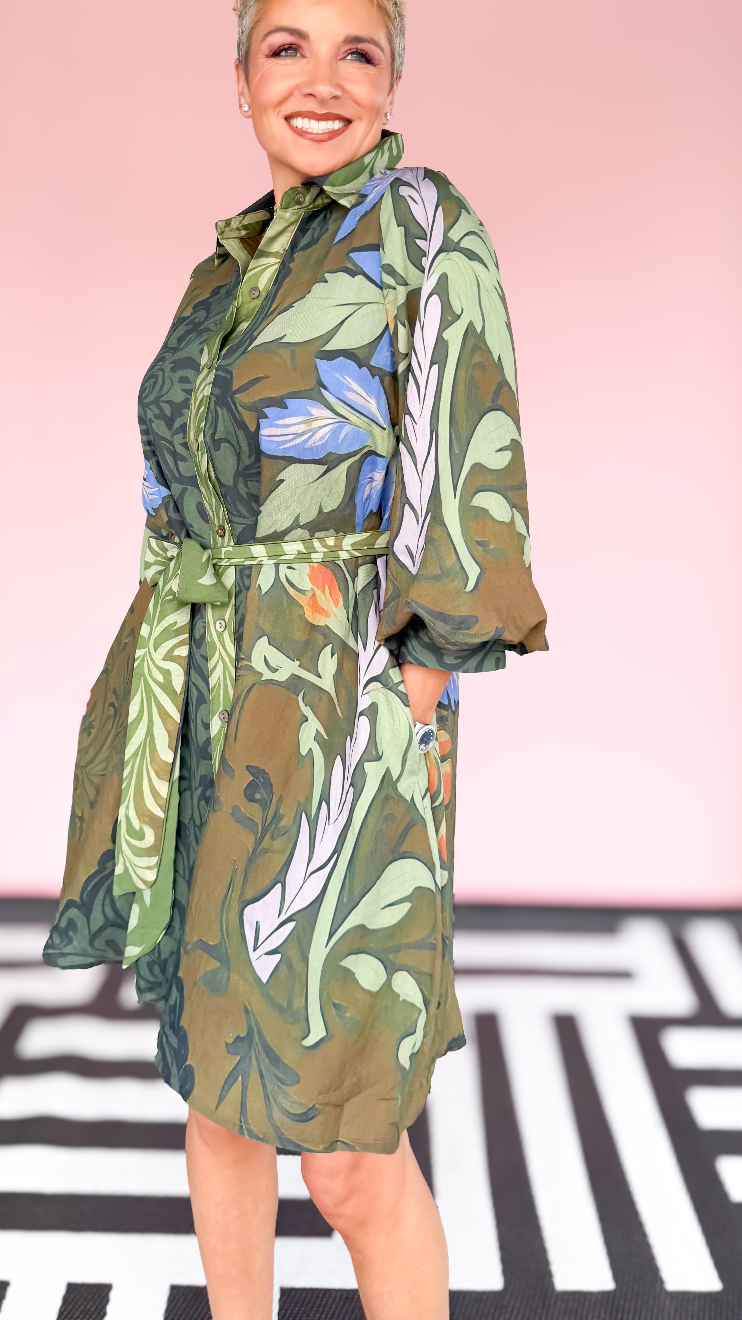 Lou Fall Floral Dress