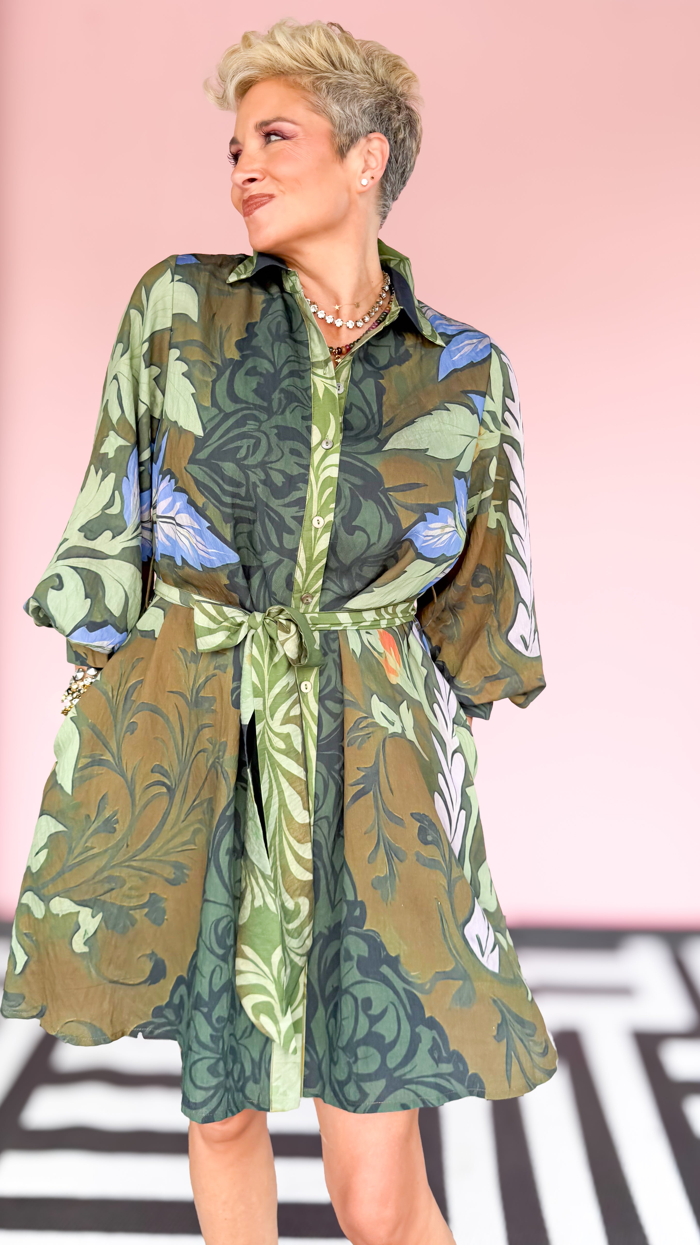 Lou Fall Floral Dress