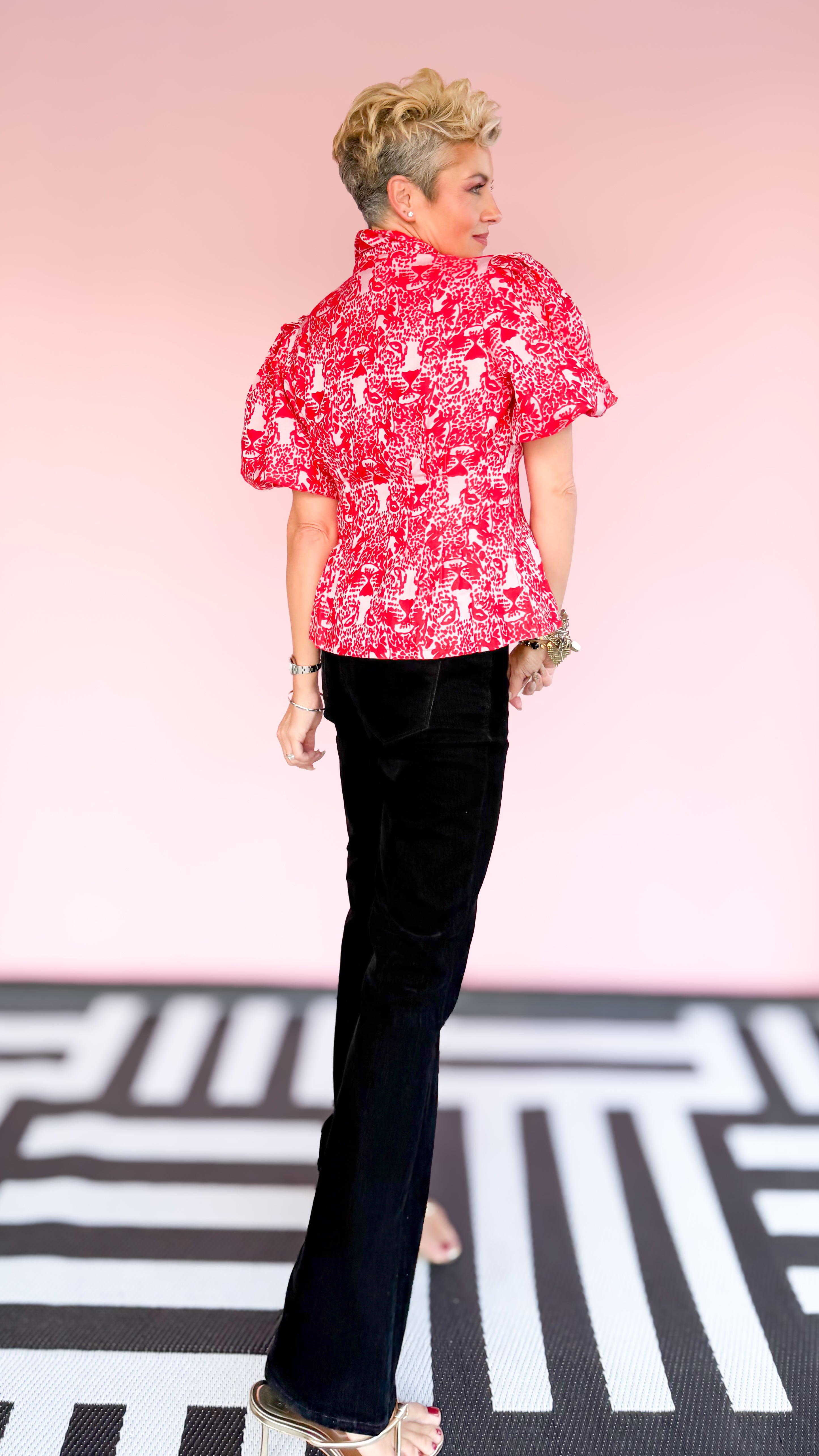 Britt Top/ Cheeky Cheetah