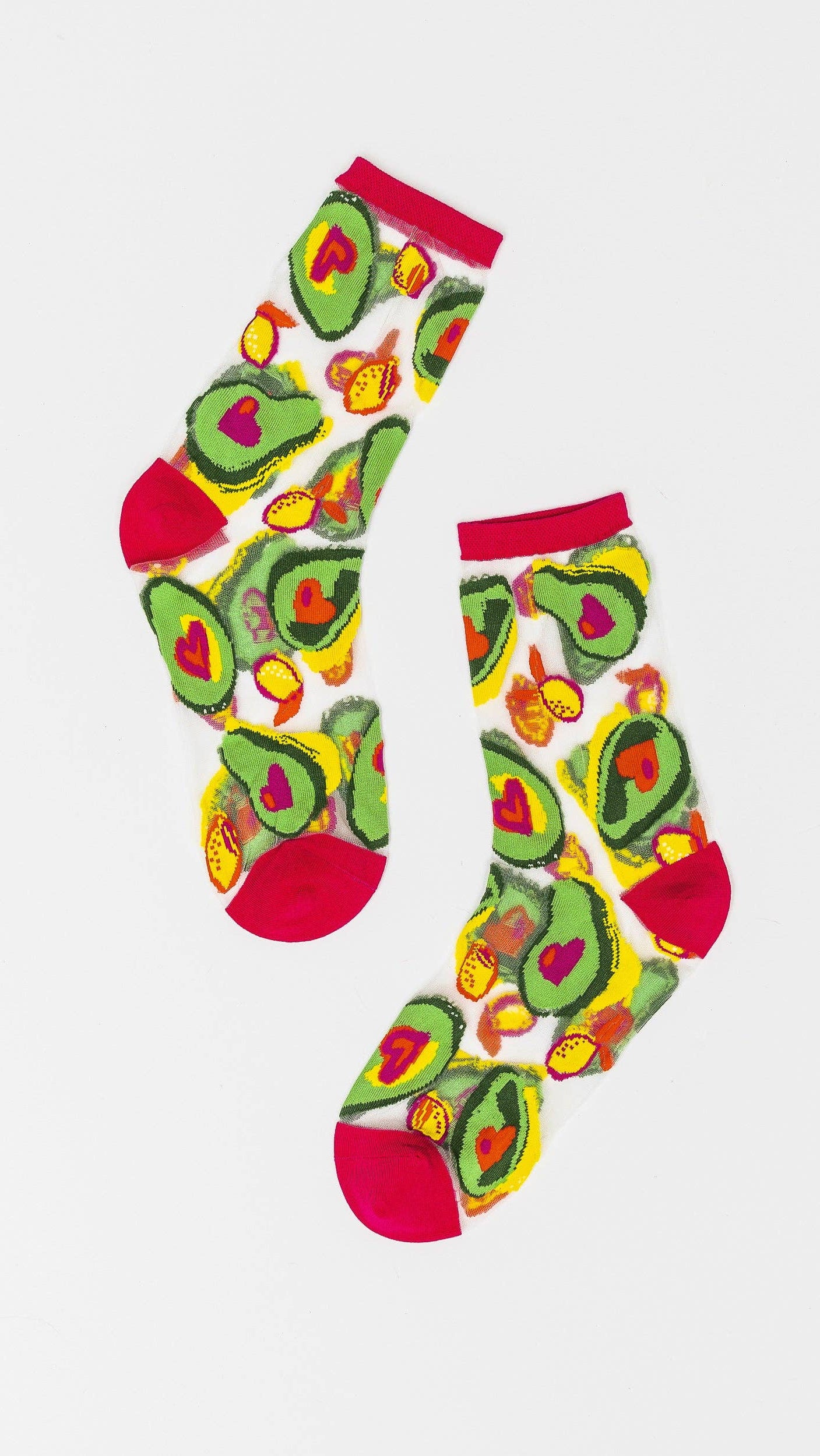 Avocado Lover Sheer Crew Sock - The BLVD
