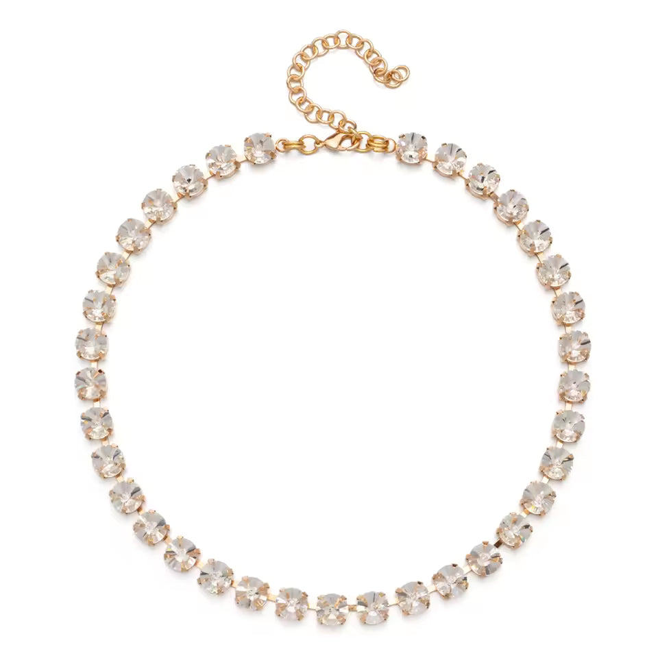 Rhinestone 8mm Necklace