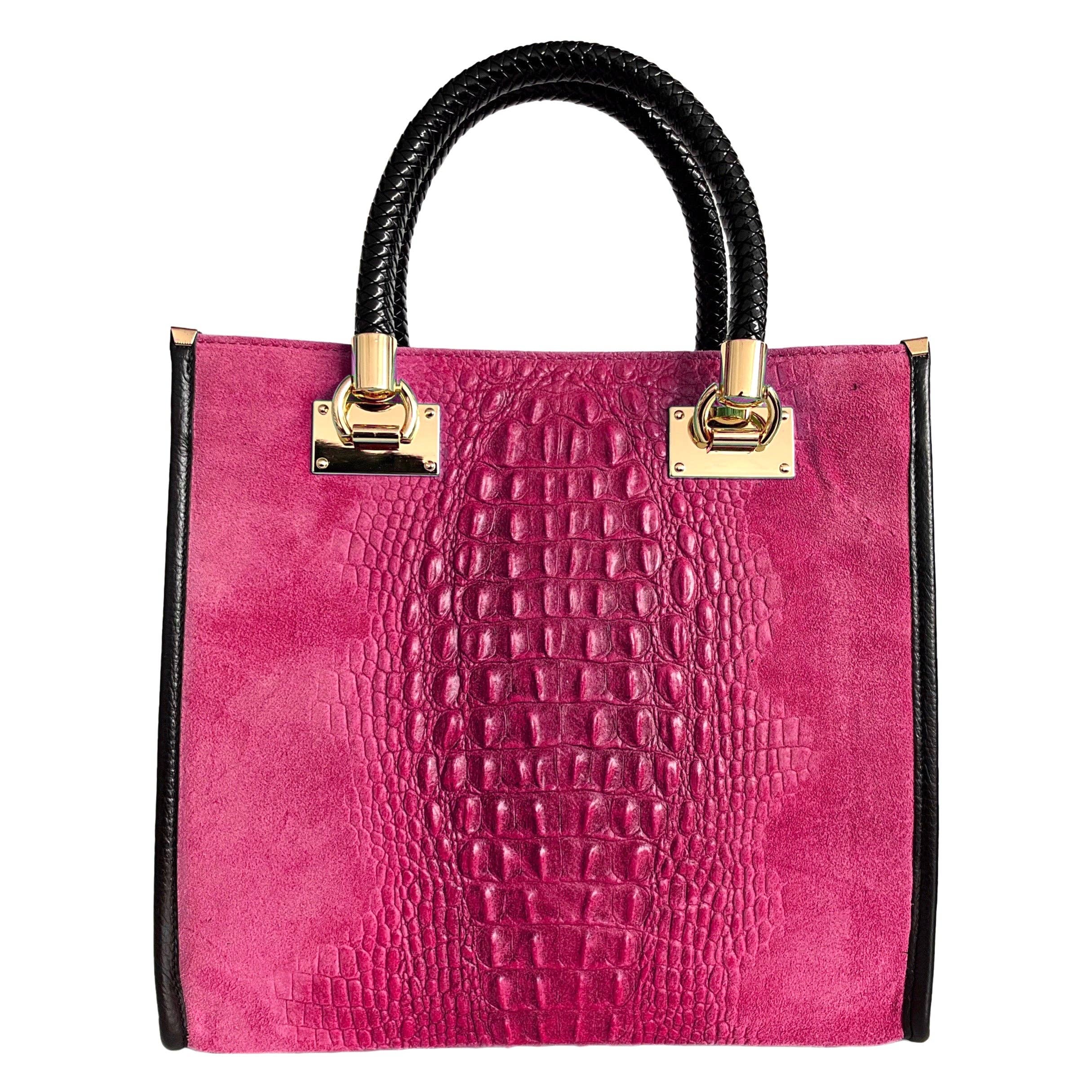 Coconut Suede Leather Bag - The BLVD
