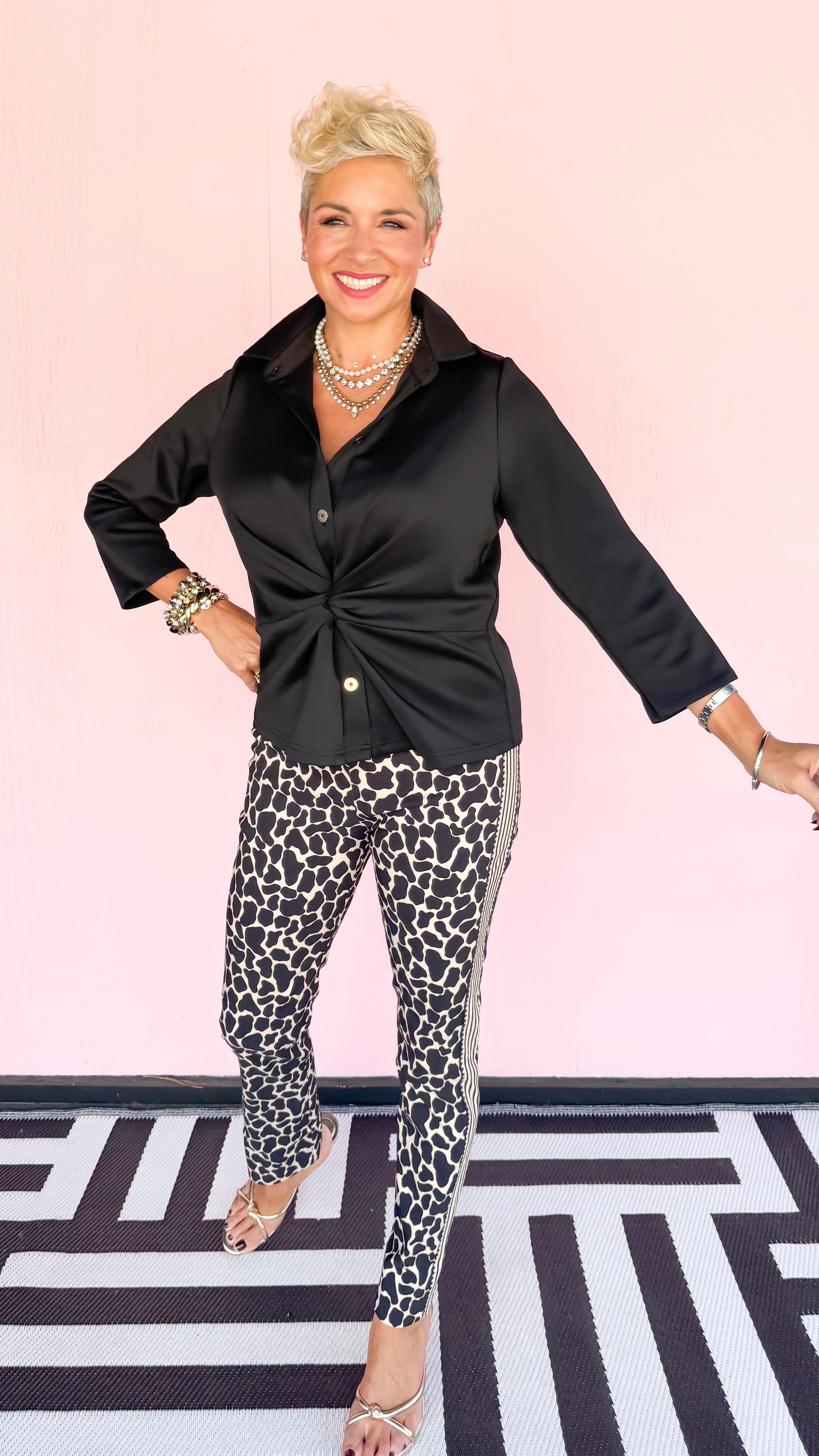 Twist & Shout Top/Black