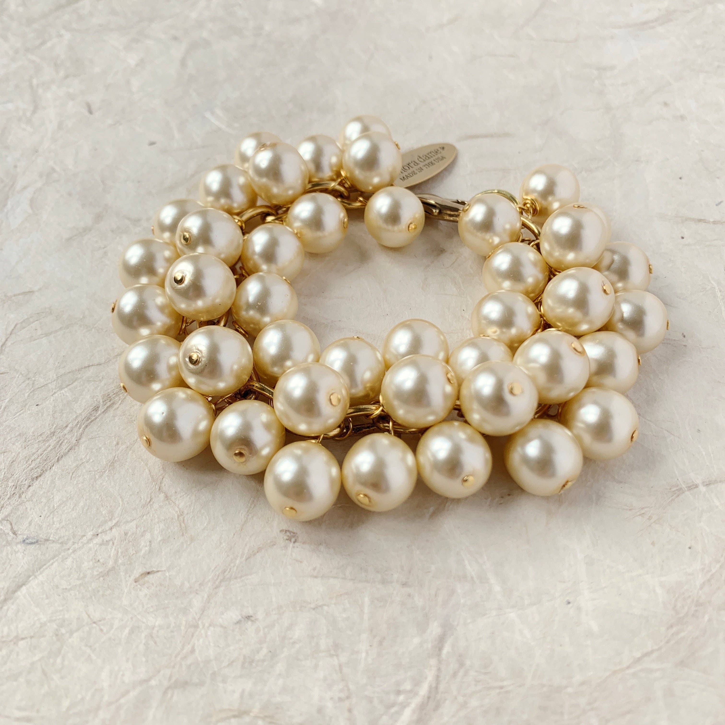 Iconic Pearl Cluster Bracelet - The BLVD