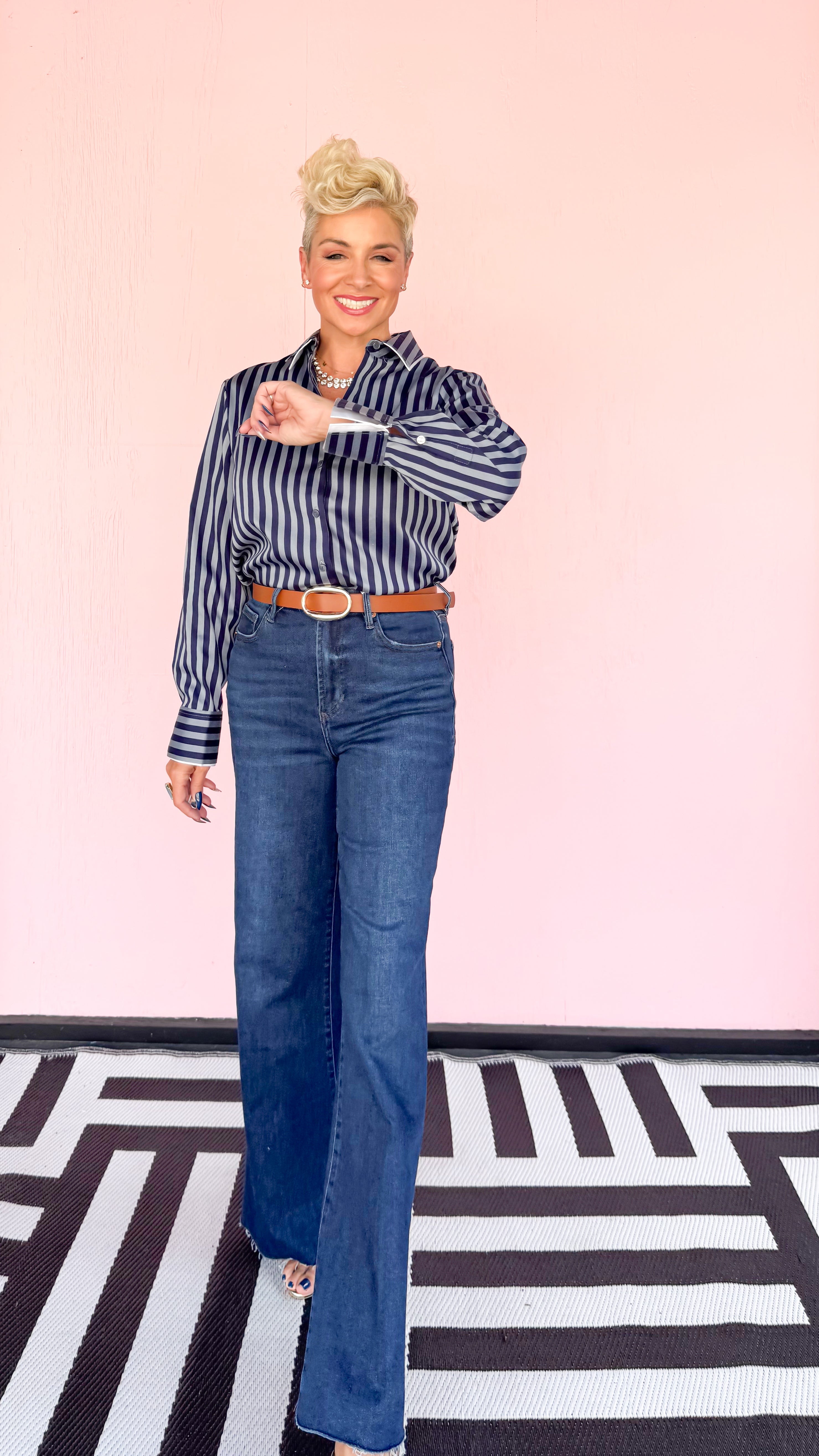 Long Sleeve Margot Midnight Top