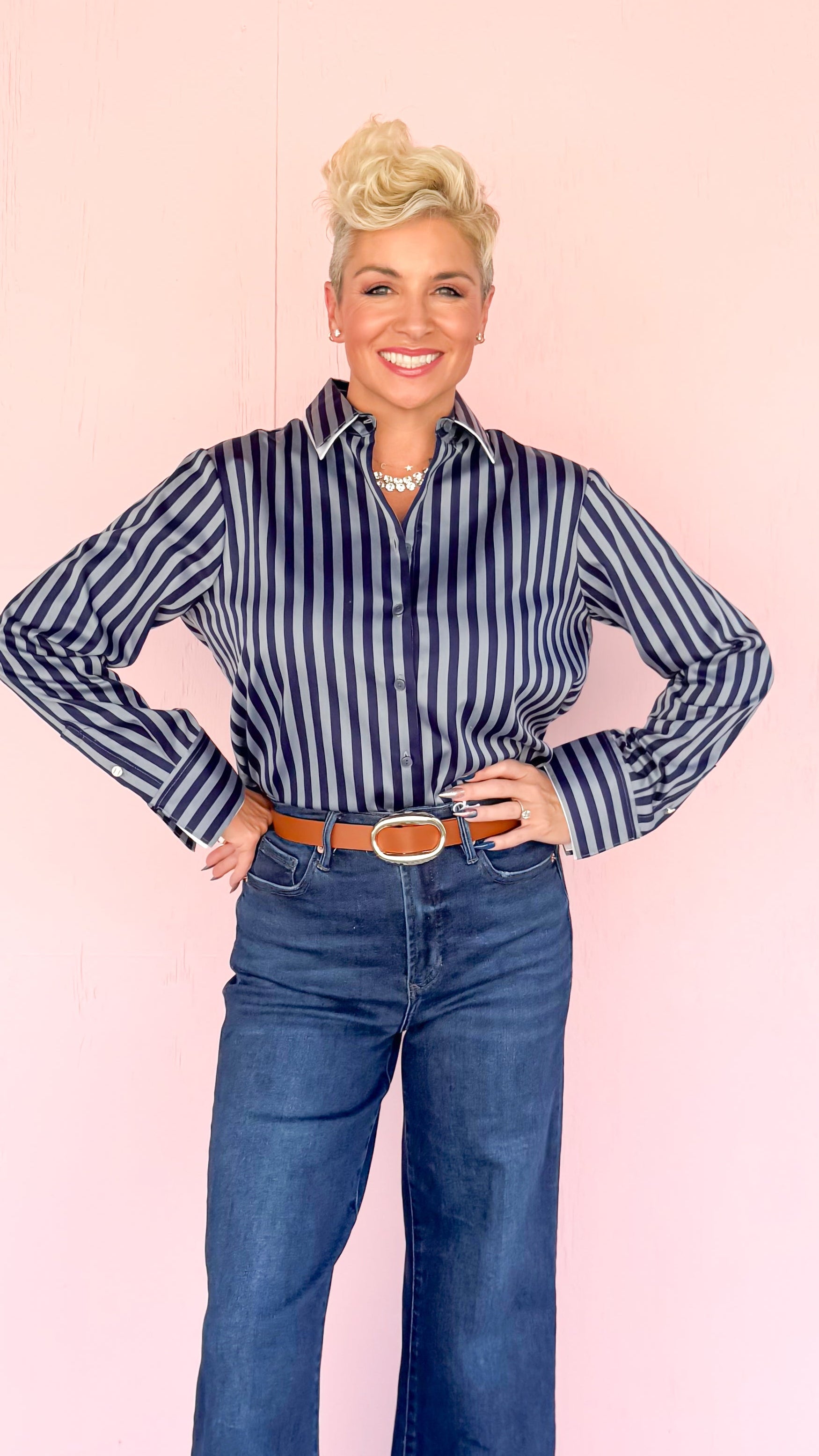 Long Sleeve Margot Midnight Top