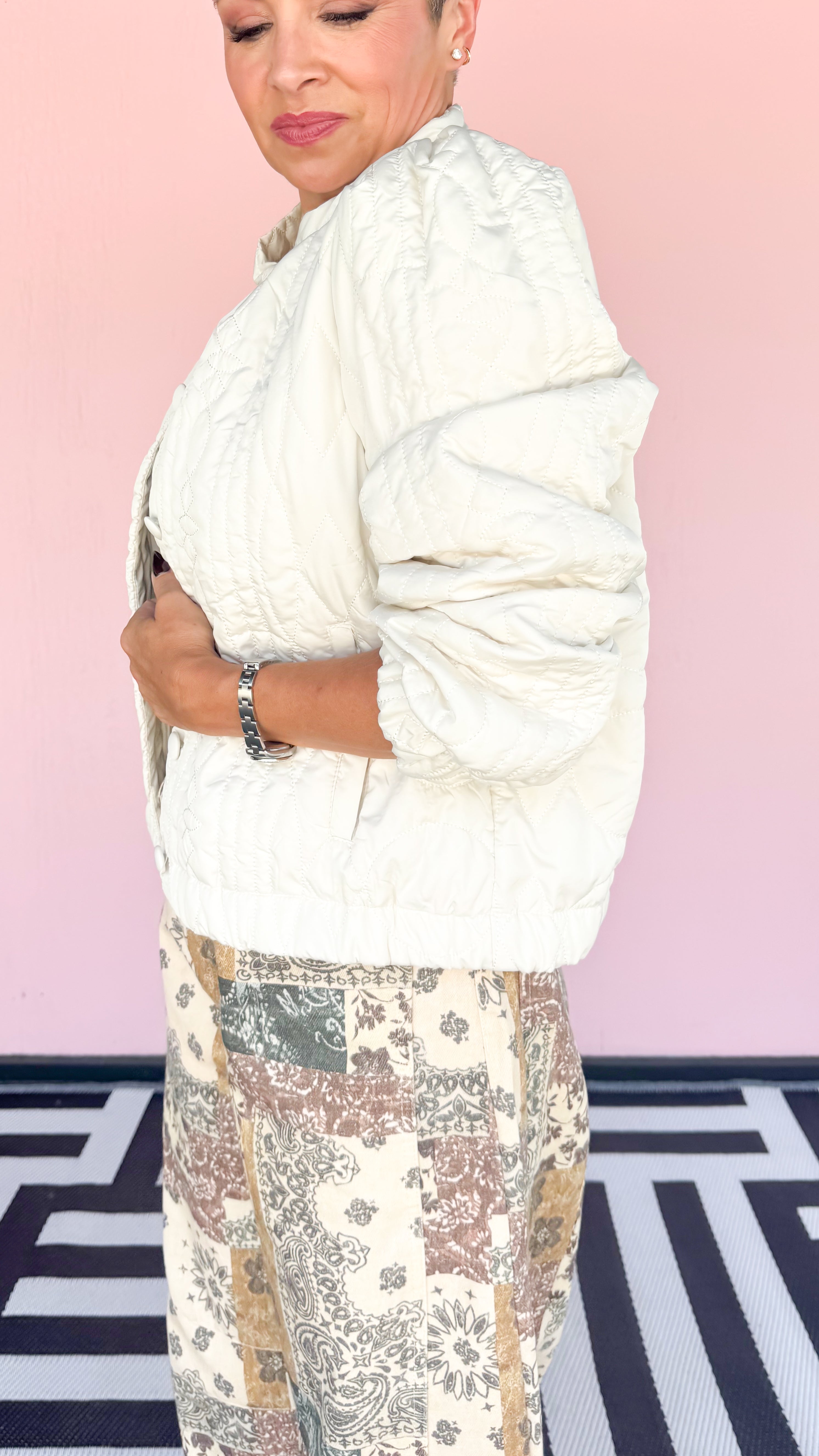 Quilted Jacket/Oatmeal