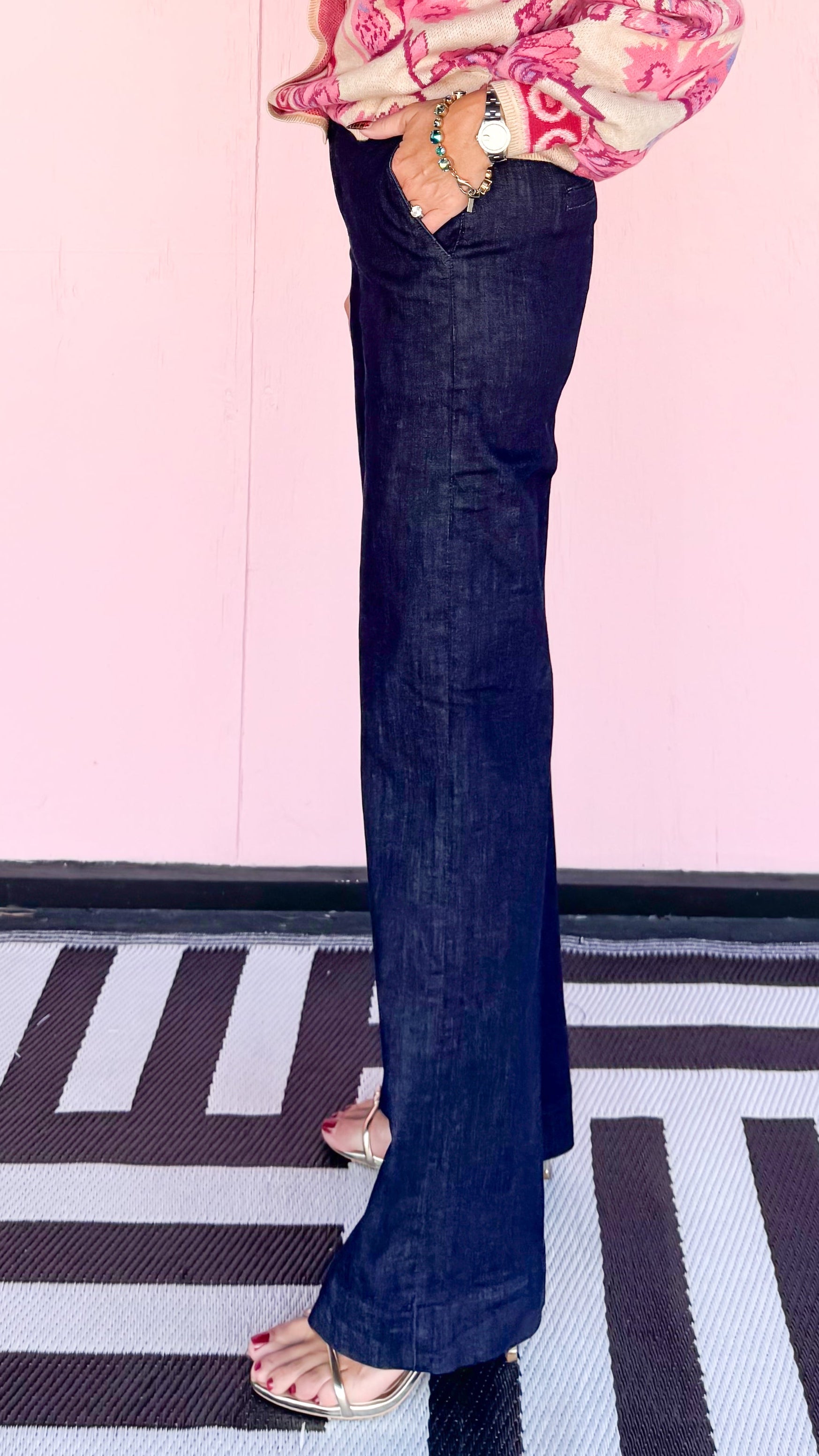 Brandy Zodiac Trouser Denim - The BLVD