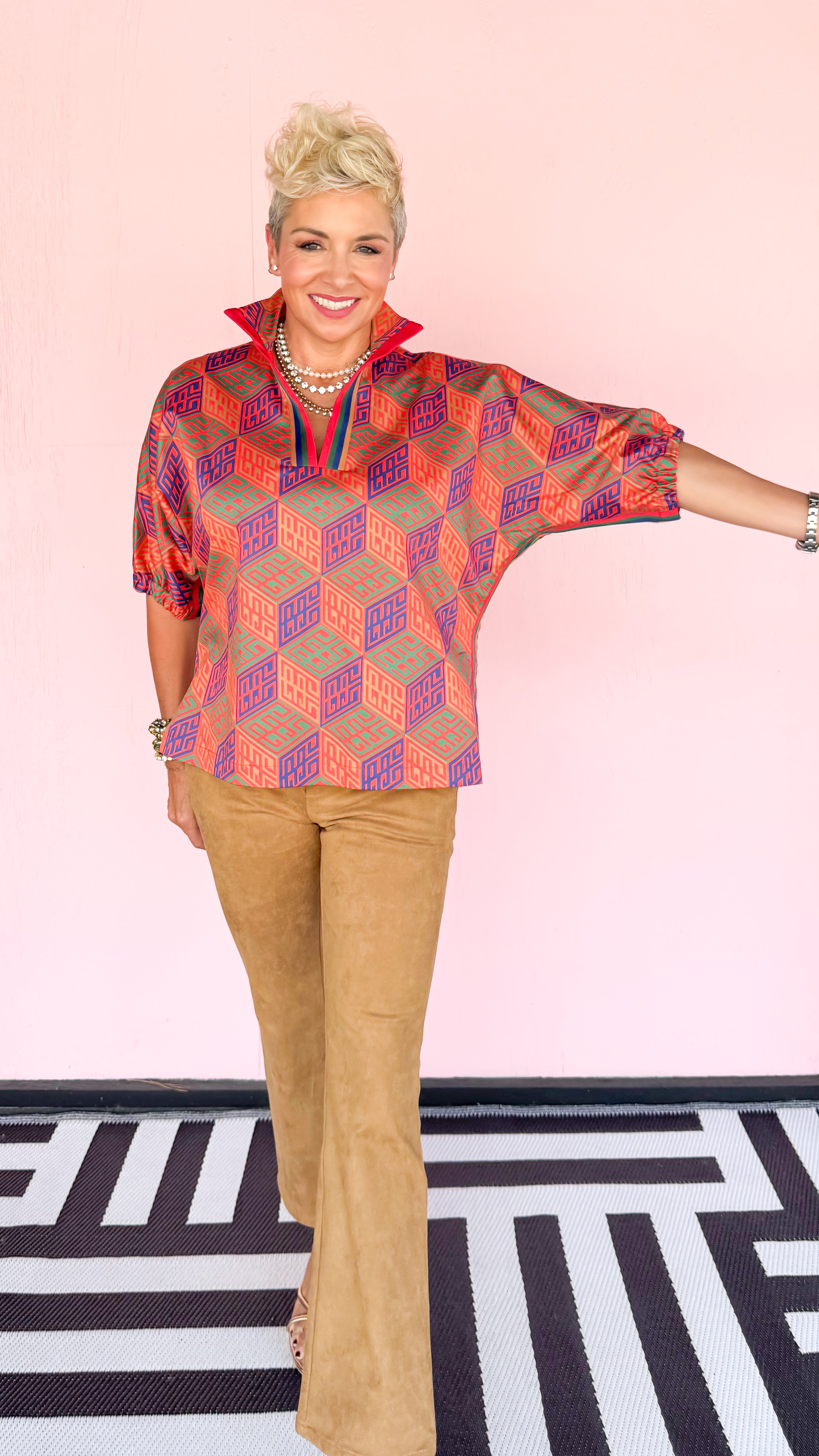Poppy Top/Vintage Monogram