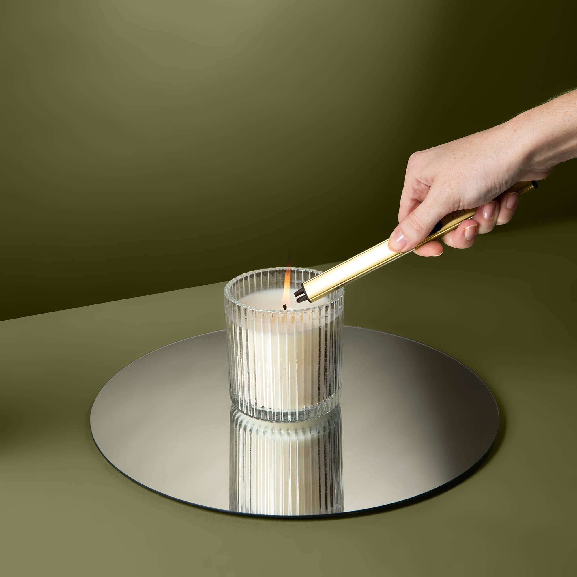 Gold Rechargeable Electric Lighter - Home Decor & Gifts - The BLVD