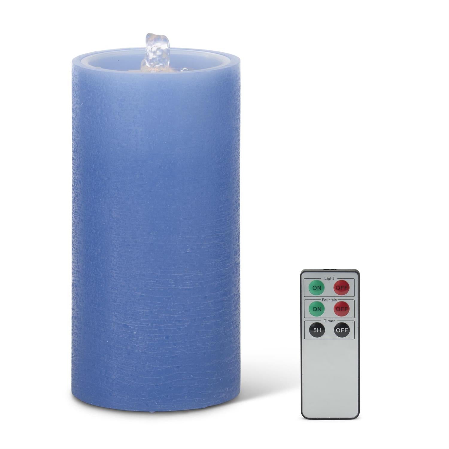 Water Candle w/Timer & Remote/Blue