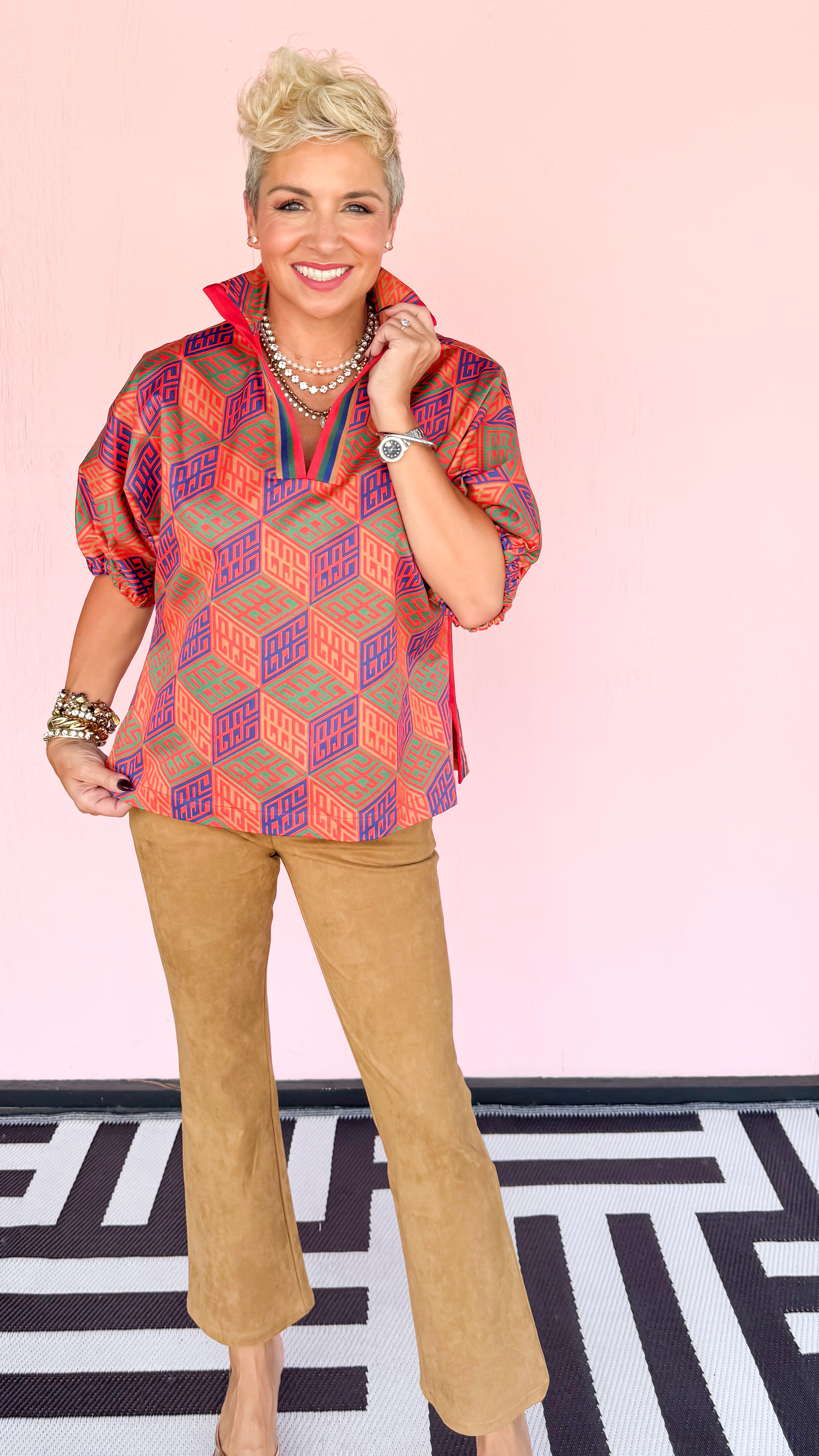 Poppy Top/Vintage Monogram