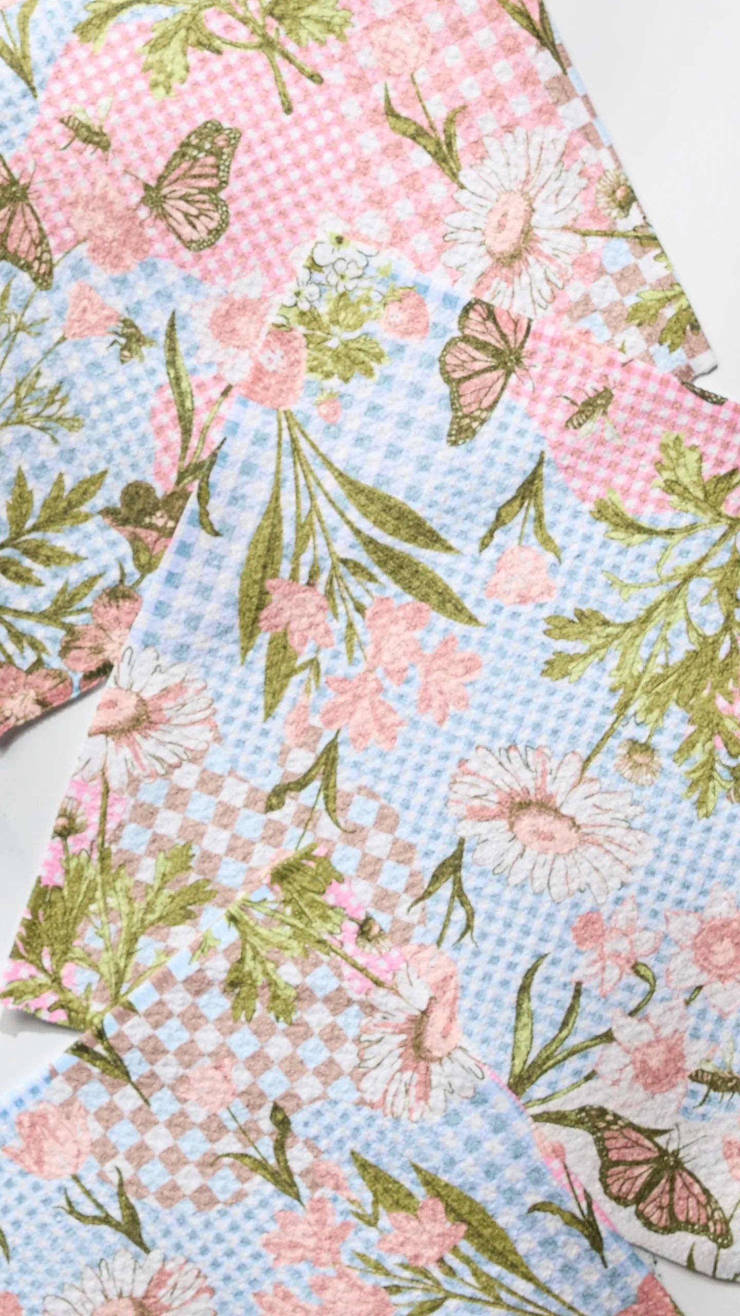 Floral Collage Dishcloth Set - The BLVD