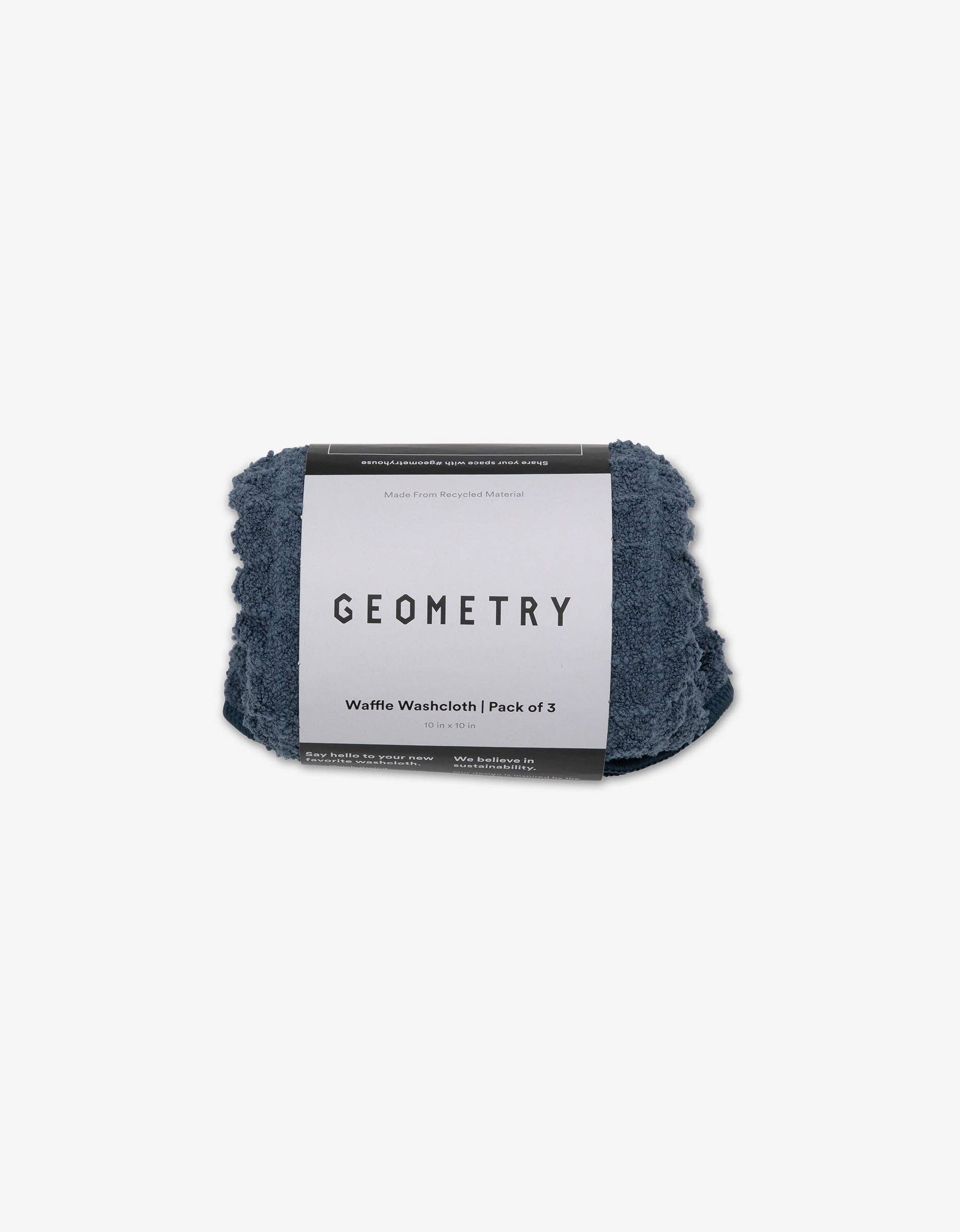 Midnight Blue Waffle Washcloth Set - The BLVD