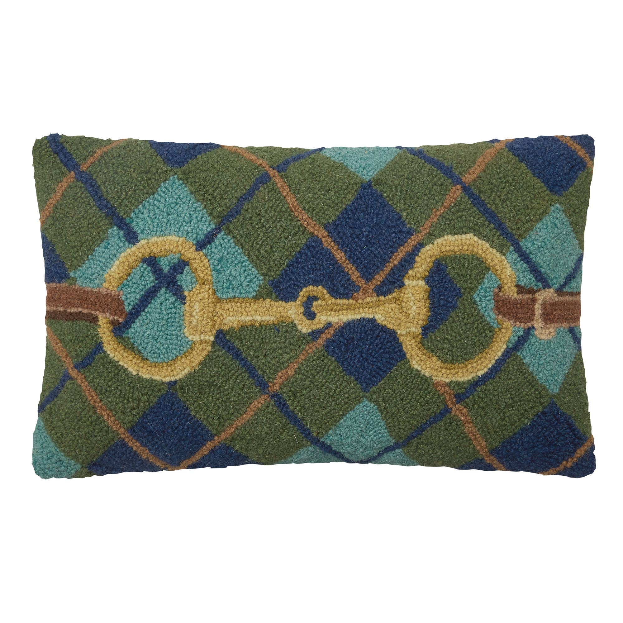 Gingham Buckle Hook Pillow - The BLVD