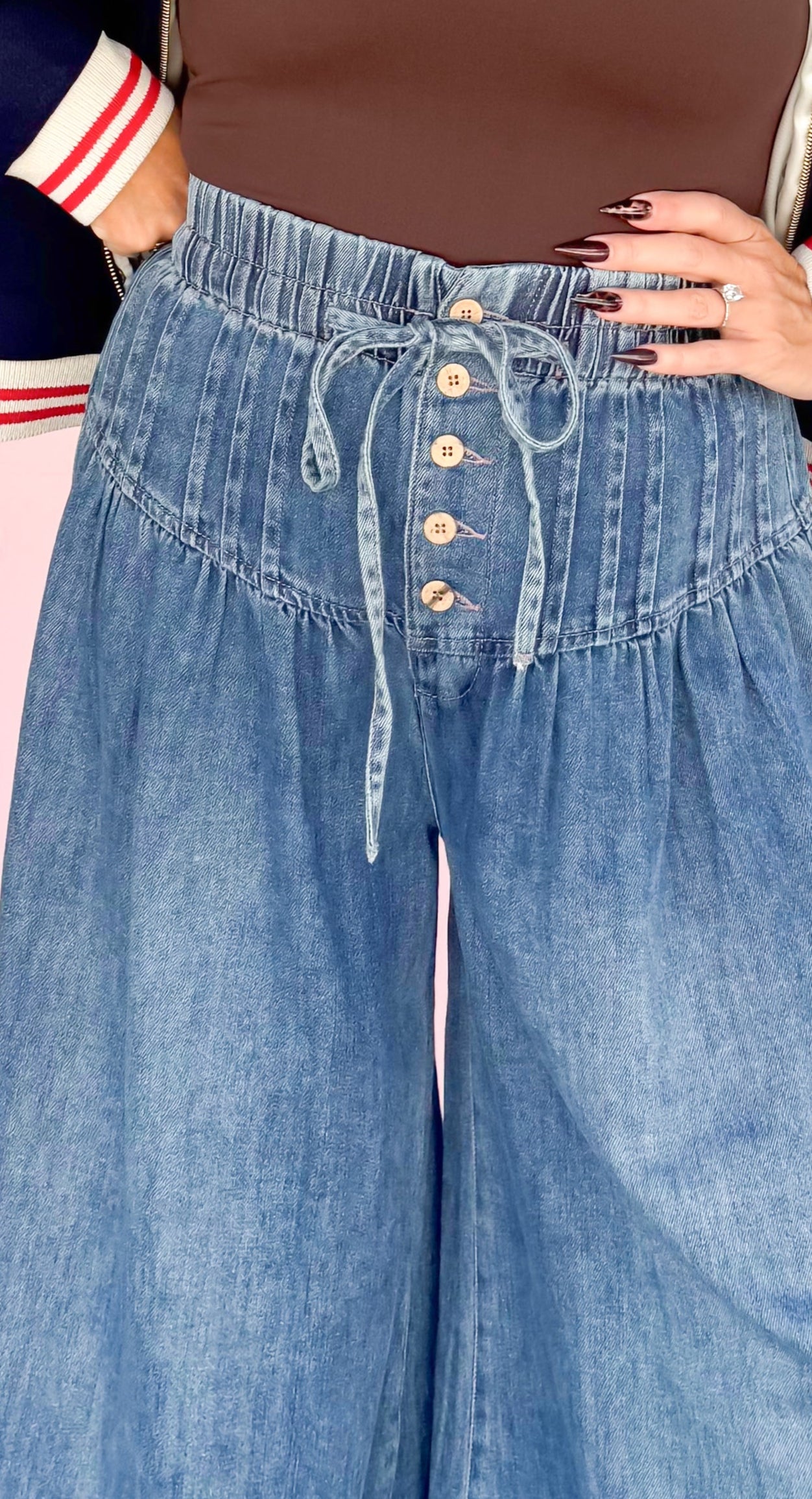 Super Wide Denim Pants