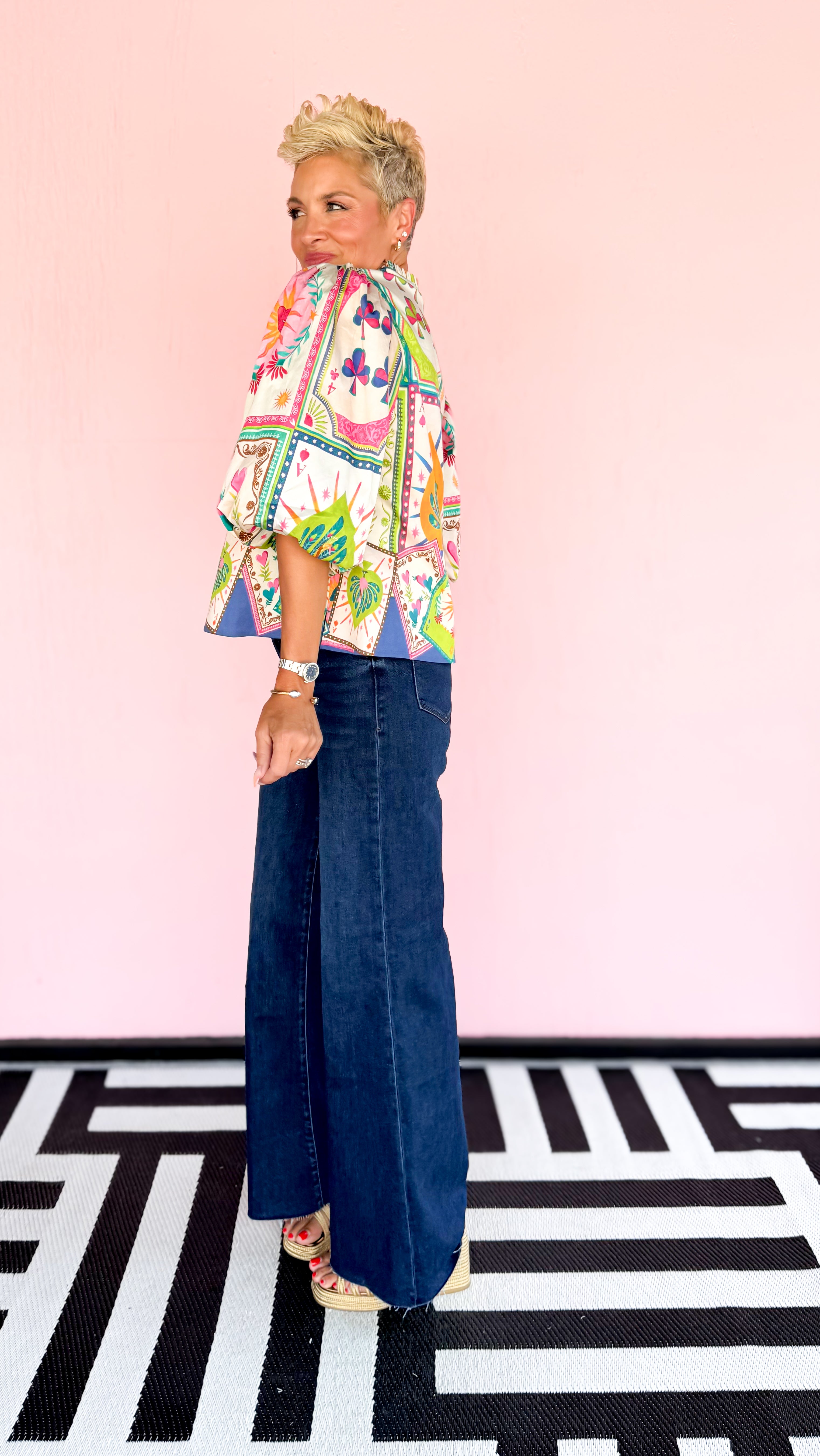 Ali Puff Sleeve Top/Cream - The BLVD