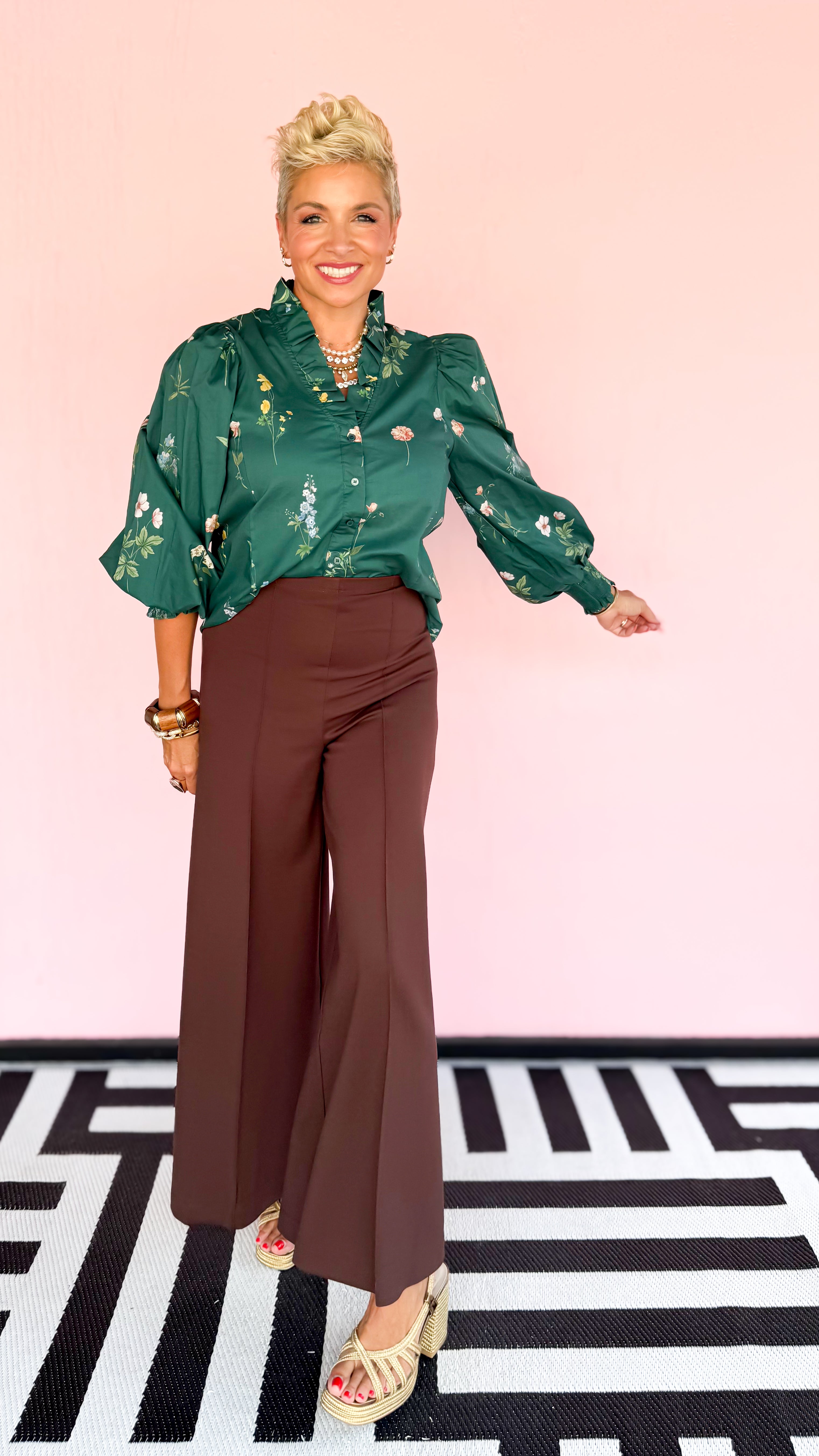 August Ponte Pant/Brown