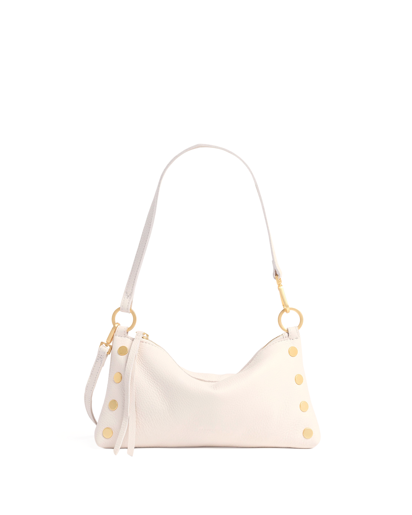 Hammitt Kyle Small in Calla Lily White/Brushed Gold, front view