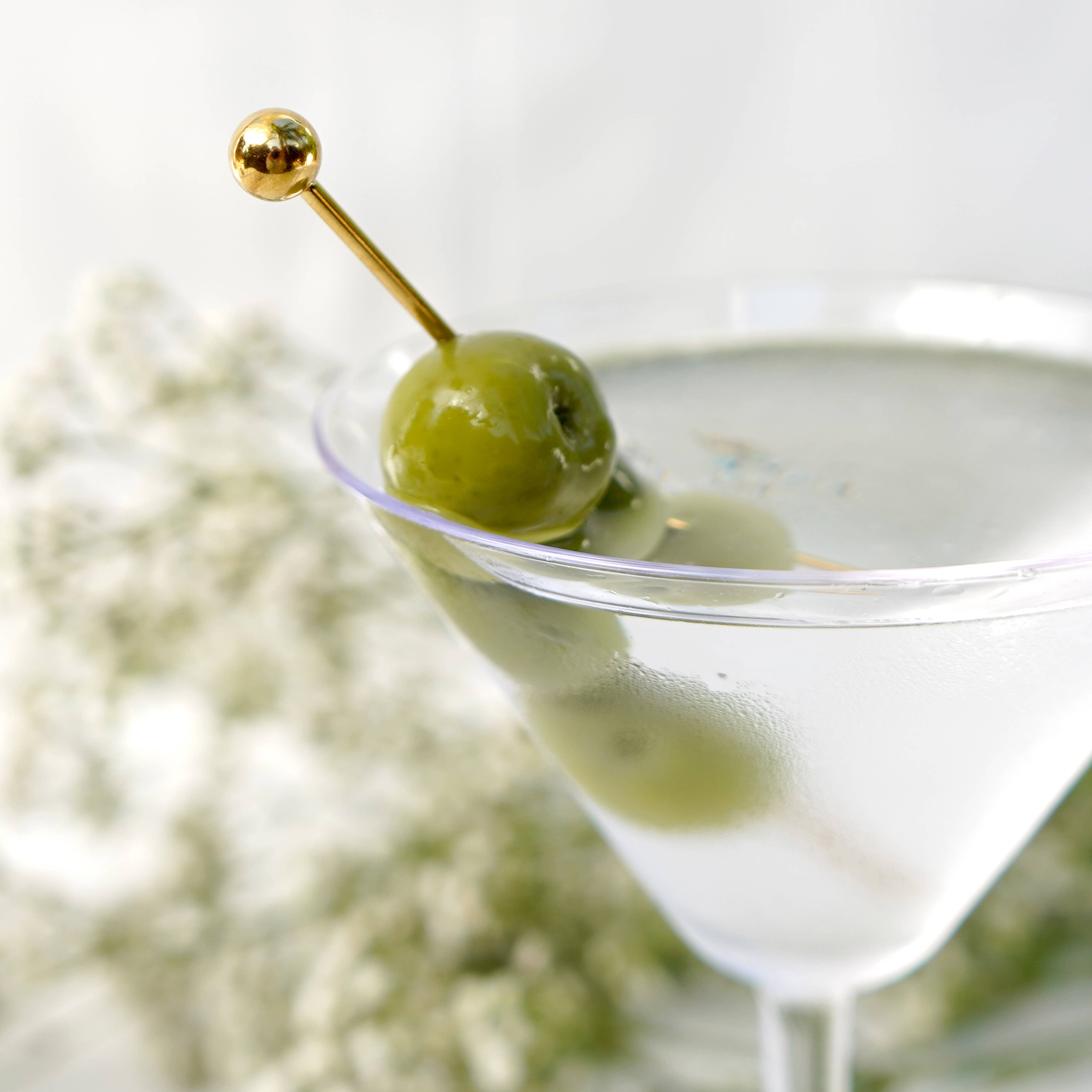 Cocktail Picks for Garnishes, Gold (12 Piece, Short) - The BLVD