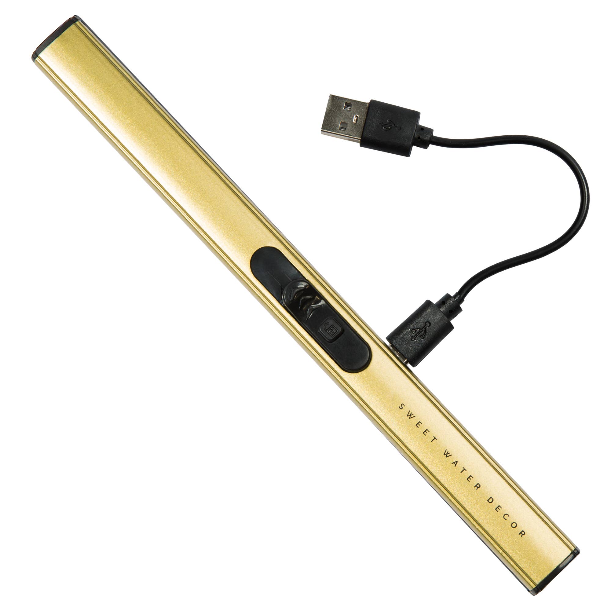 Gold Rechargeable Electric Lighter - Home Decor & Gifts - The BLVD