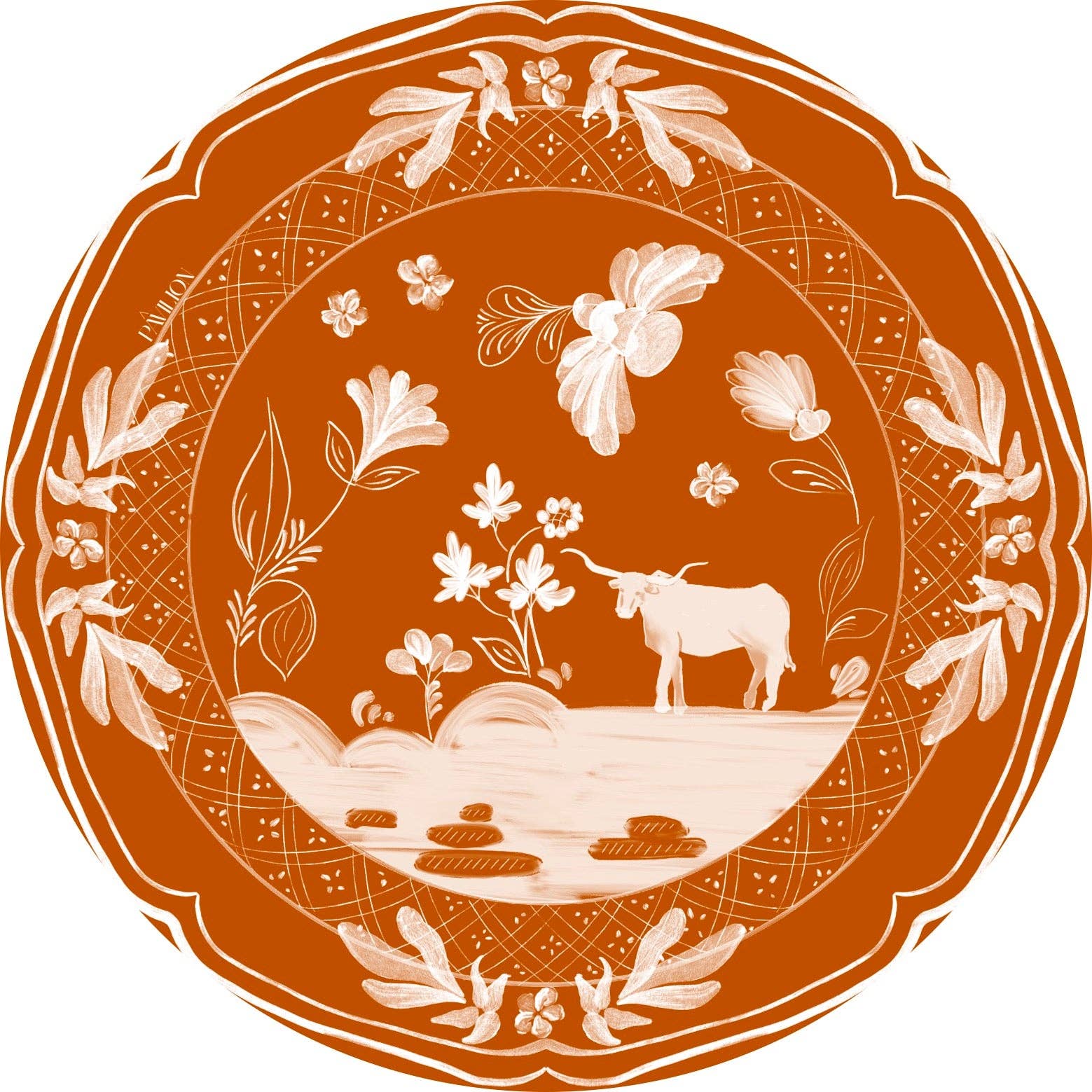 Longhorn Dessert Collegiate Paper Plates/50 pack - The BLVD