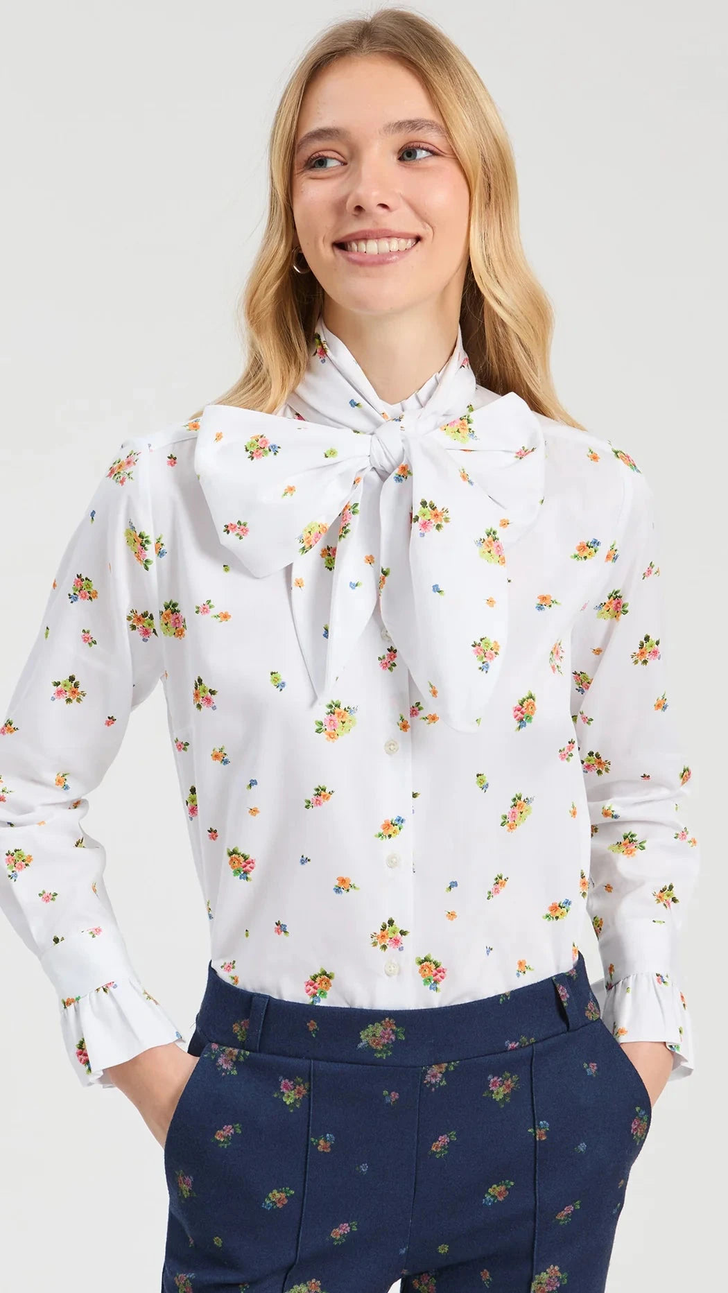 Niki Mini Bouquets Shirt/Multi